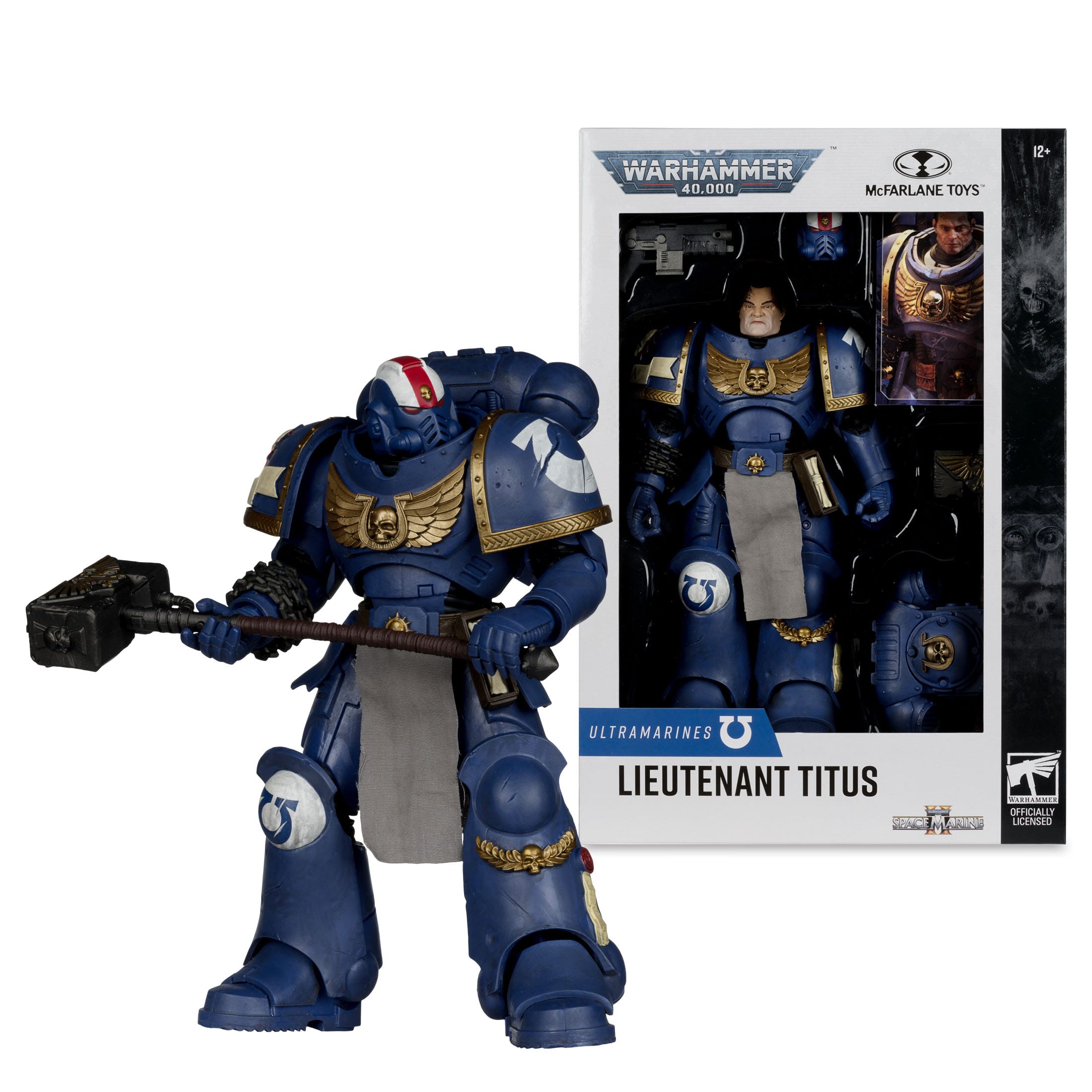Warhammer 40k: Lieutenant Titus (Space Marine II)-Actionfiguren-McFarlane Toys-Mighty Underground