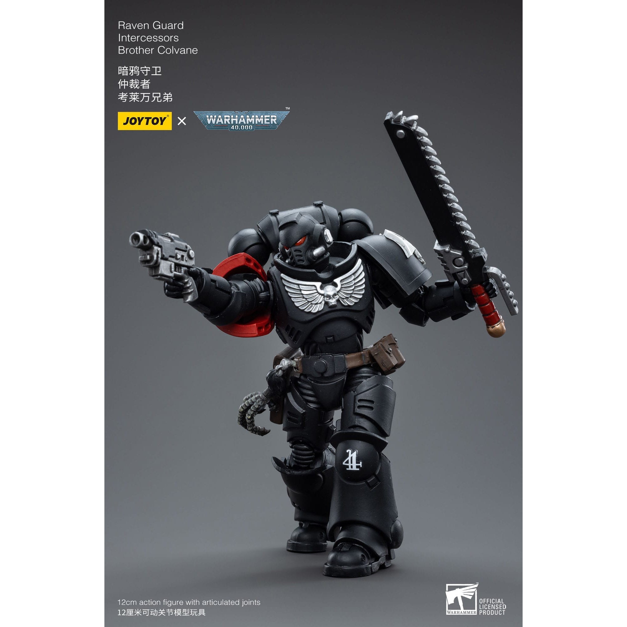 Warhammer 40k: Raven Guard Intercessors Brother Colvane - 12 cm-Actionfiguren-JoyToy-Mighty Underground