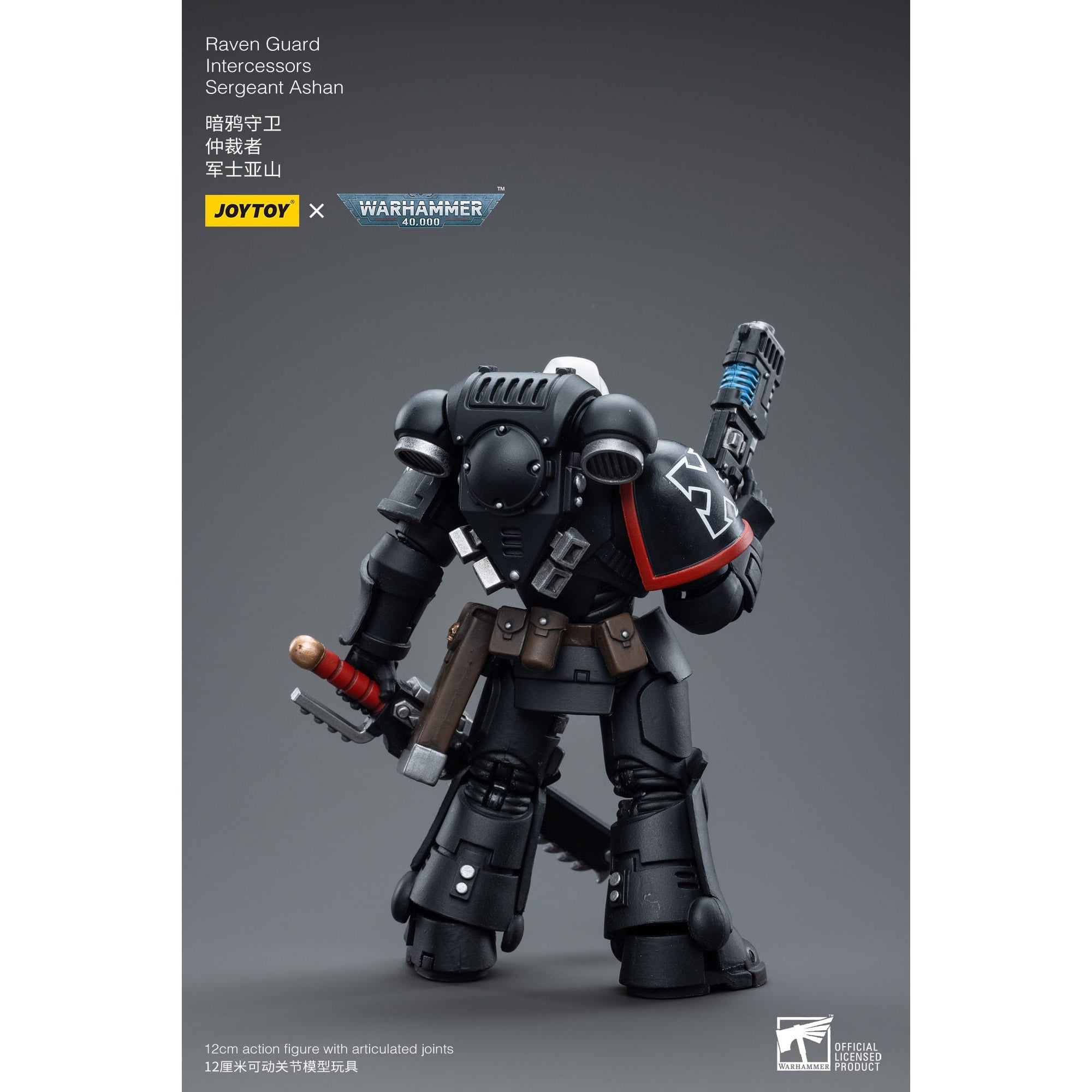 Warhammer 40k: Raven Guard Intercessors Sergeant Ashan - 12 cm-Actionfiguren-JoyToy-Mighty Underground
