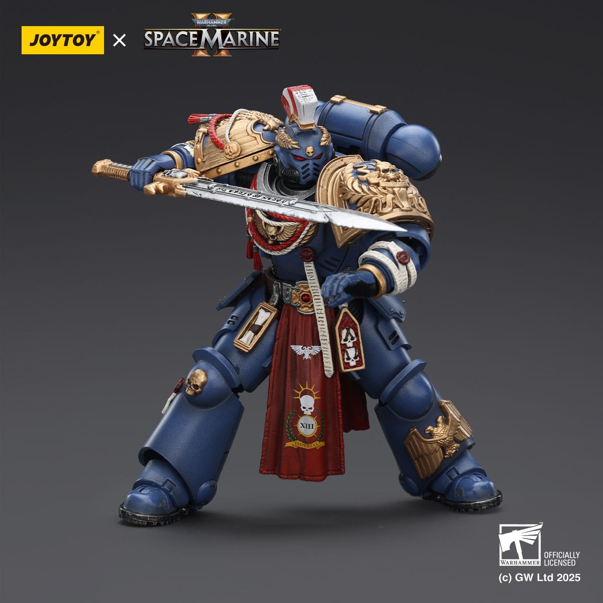 Warhammer 40k: Relic Primus Armourwith Plasma Pistol and Combat Blade (Space Marine 2)-Actionfiguren-JoyToy-Mighty Underground