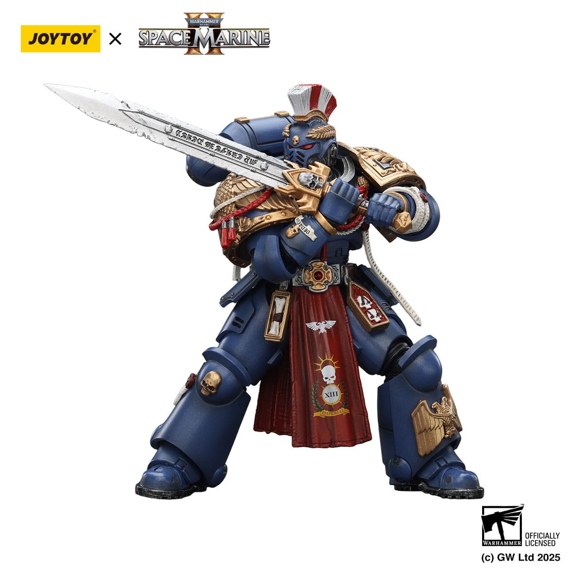 Warhammer 40k: Relic Primus Armourwith Plasma Pistol and Combat Blade (Space Marine 2)-Actionfiguren-JoyToy-Mighty Underground