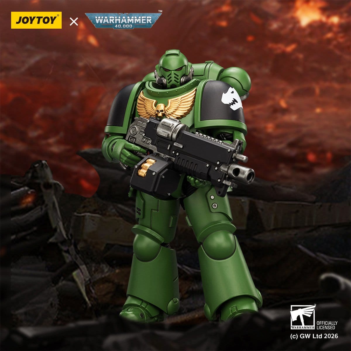 Warhammer 40k: Salamanders Intercessor-Actionfiguren-JoyToy-Mighty Underground