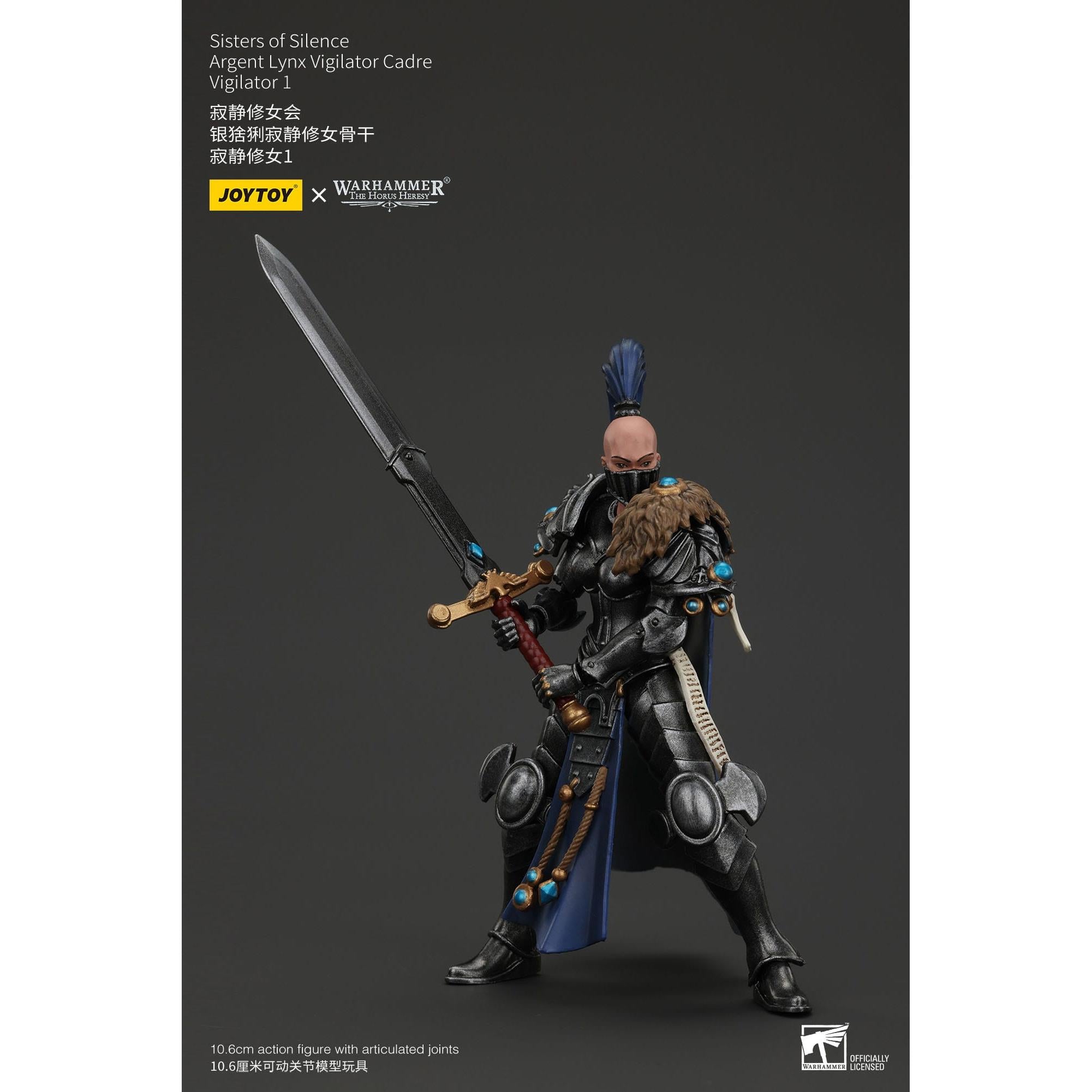 Warhammer 40k: Sisters of Silence Argent Lynx Vigilator Cadre Vigilator 1 (The Horus Heresy)-Actionfiguren-JoyToy-Mighty Underground