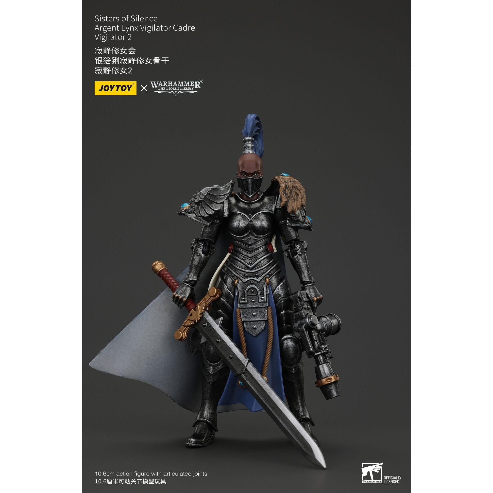 Warhammer 40k: Sisters of Silence Argent Lynx Vigilator Cadre Vigilator 2 (The Horus Heresy)-Actionfiguren-JoyToy-Mighty Underground