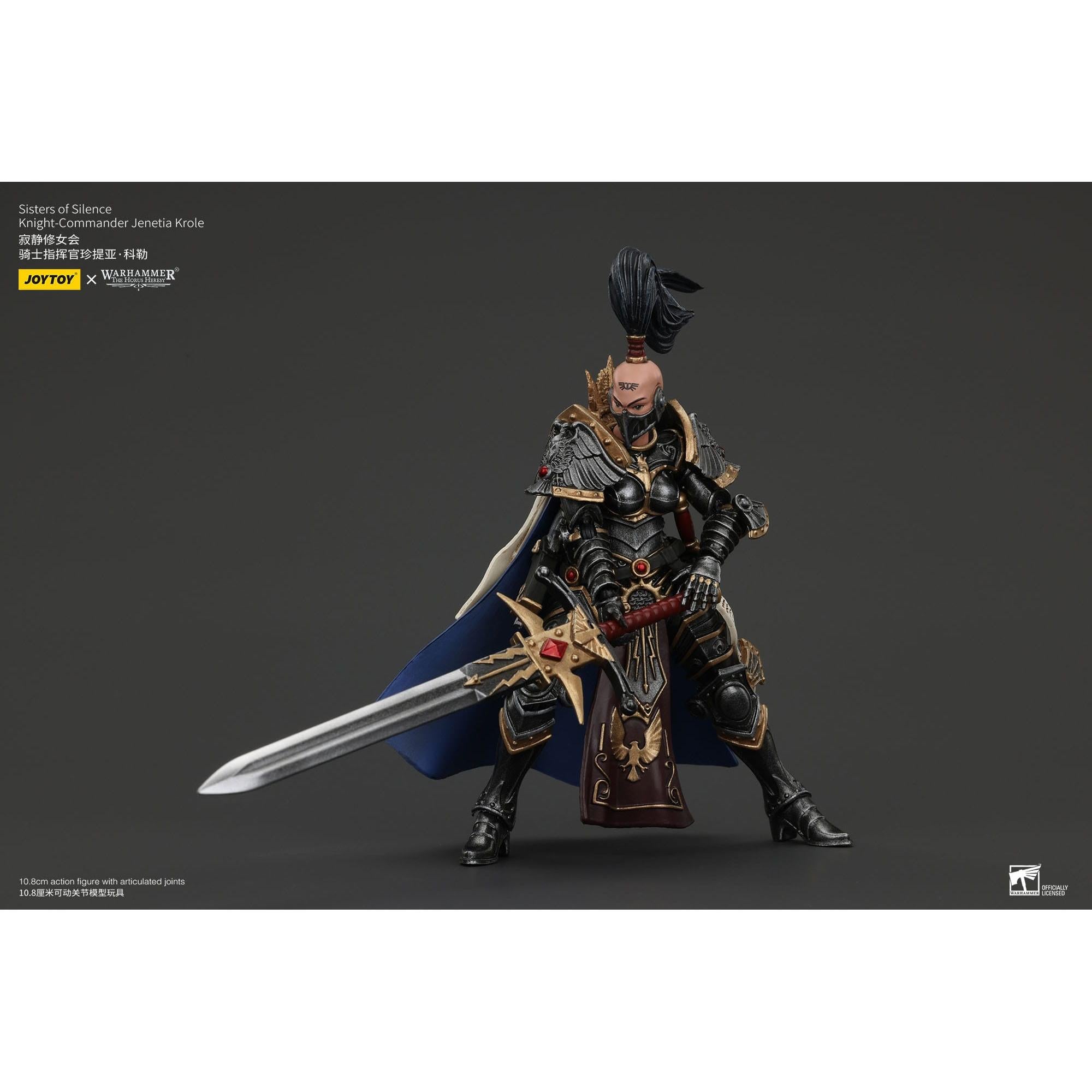 Warhammer 40k: Sisters of Silence Knight-Commander Jenetia Krole (The Horus Heresy)-Actionfiguren-JoyToy-Mighty Underground