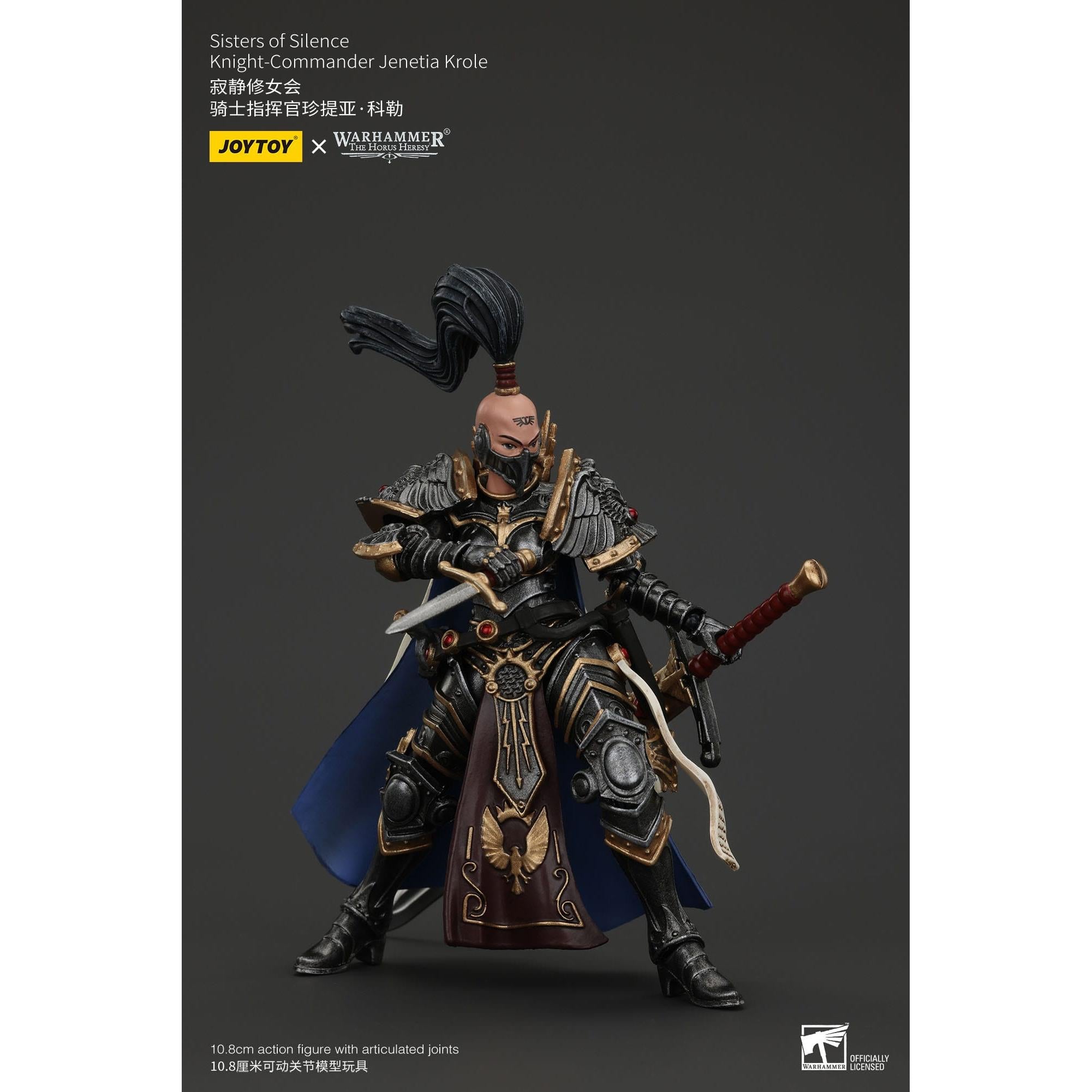 Warhammer 40k: Sisters of Silence Knight-Commander Jenetia Krole (The Horus Heresy)-Actionfiguren-JoyToy-Mighty Underground