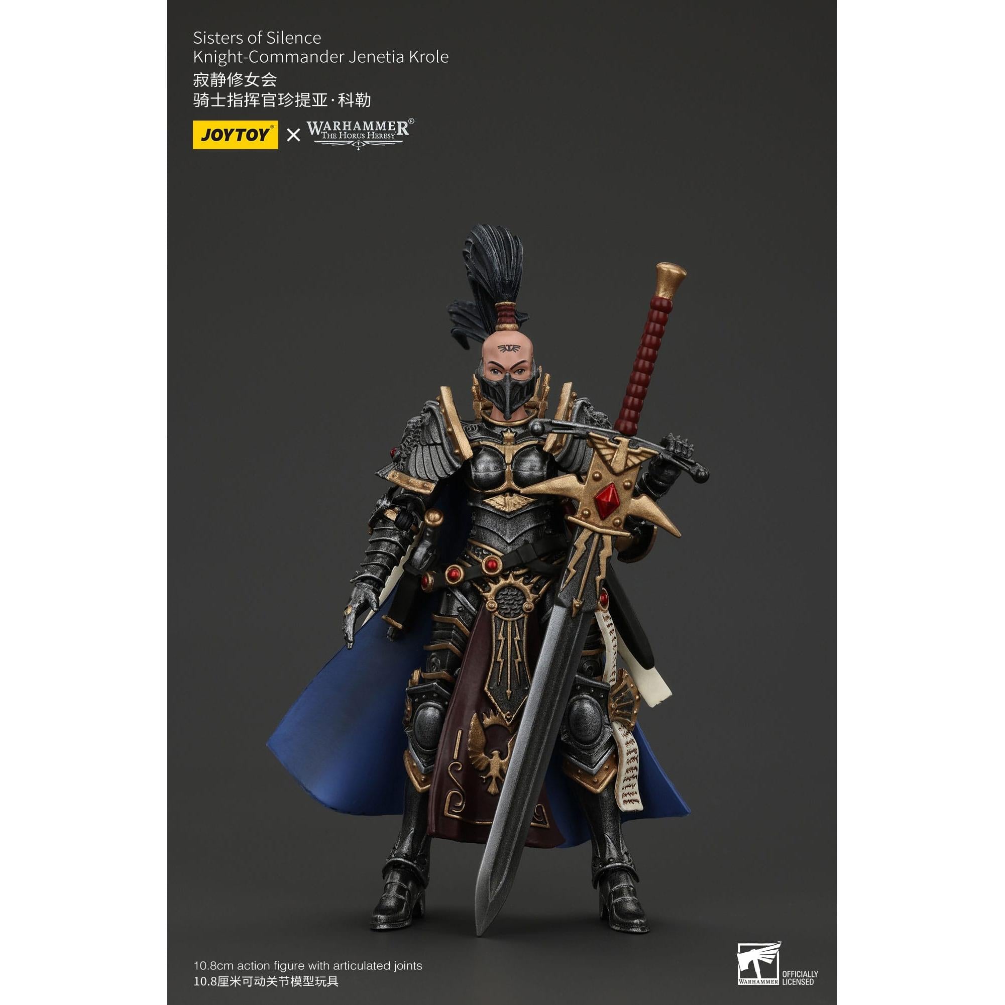 Warhammer 40k: Sisters of Silence Knight-Commander Jenetia Krole (The Horus Heresy)-Actionfiguren-JoyToy-Mighty Underground