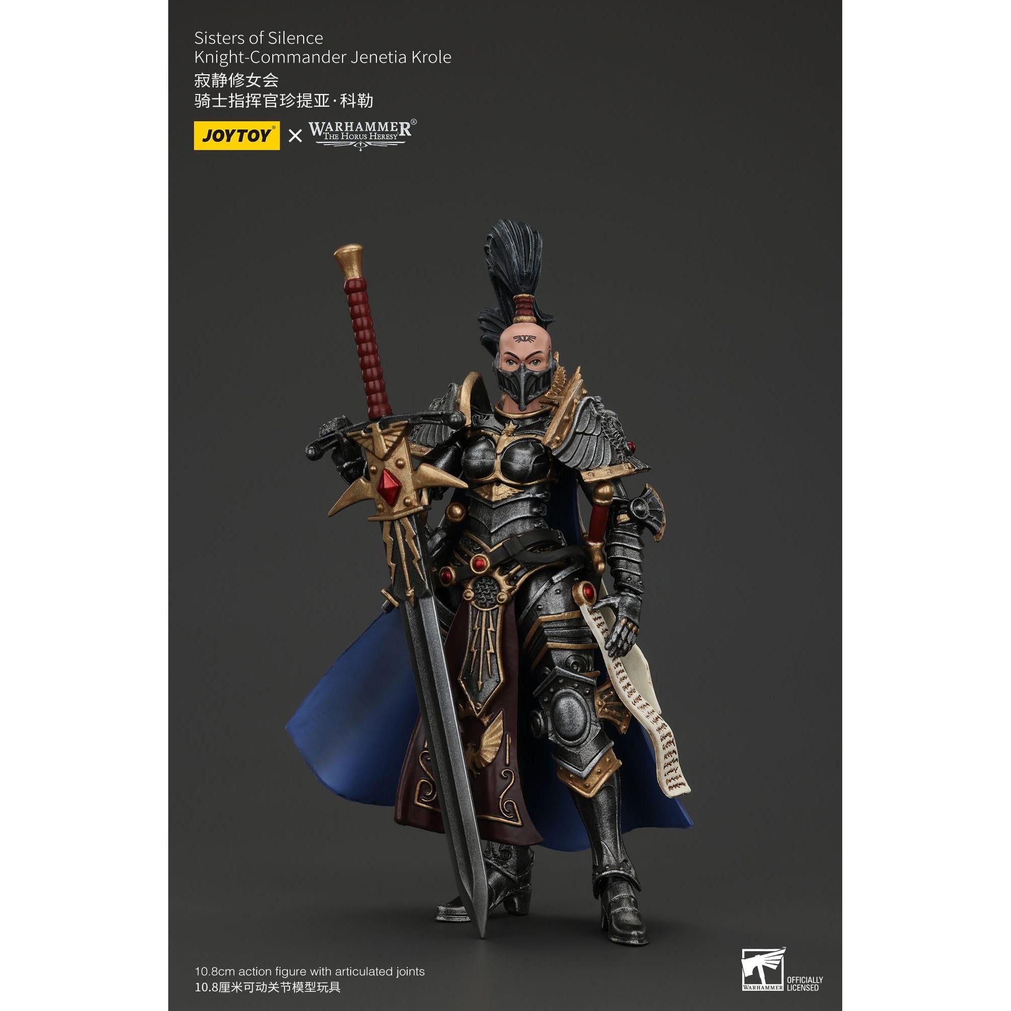 Warhammer 40k: Sisters of Silence Knight-Commander Jenetia Krole (The Horus Heresy)-Actionfiguren-JoyToy-Mighty Underground