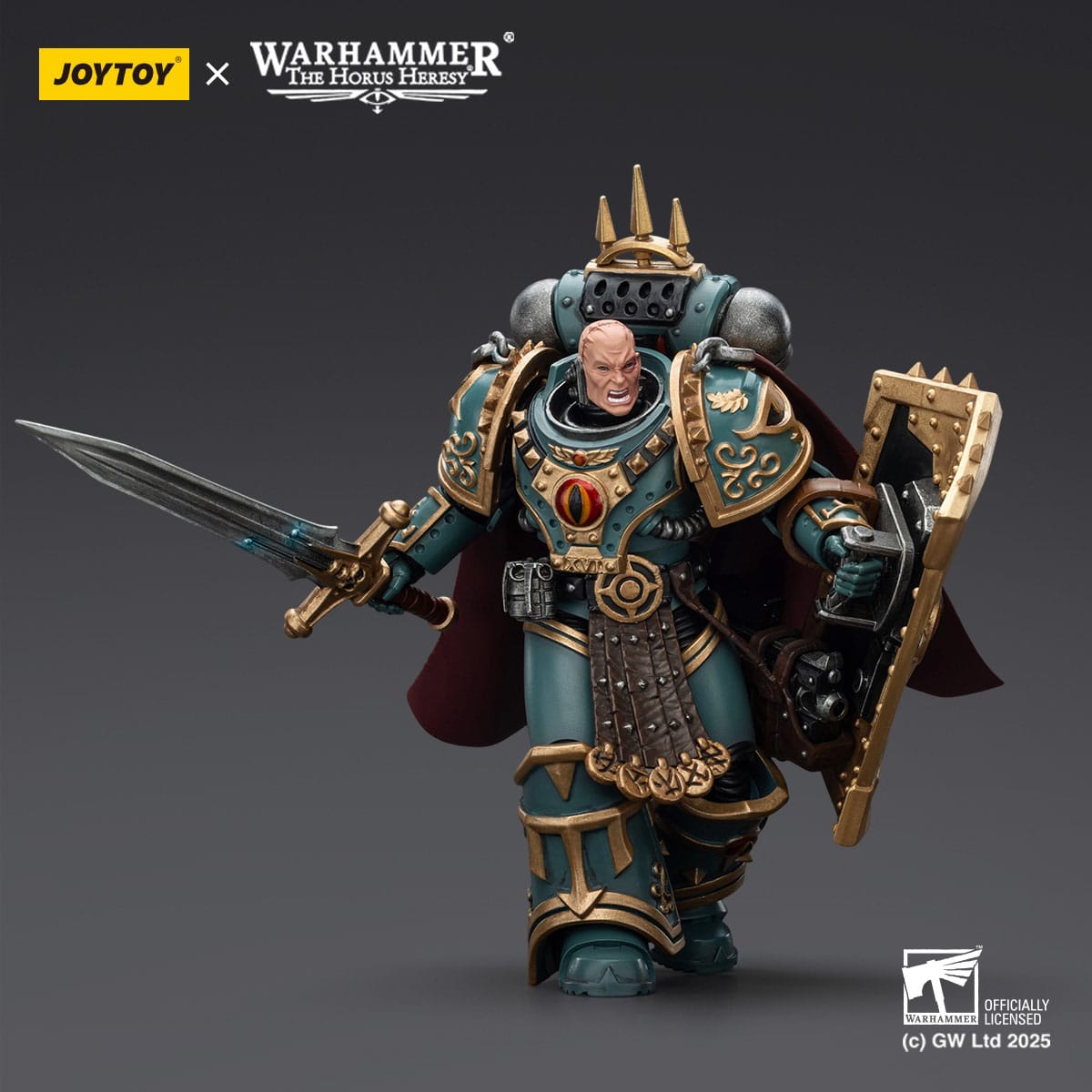 Warhammer 40k: Sons of Horus Little Horus Aximand Captain of the 5th Company (The Horus Heresy)-Actionfiguren-JoyToy-Mighty Underground