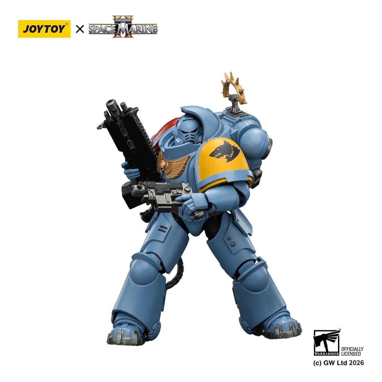 Warhammer 40k: Space Wolves Heavy Intercessor (Game Edition, Spacemarine 2)-Actionfiguren-JoyToy-Mighty Underground