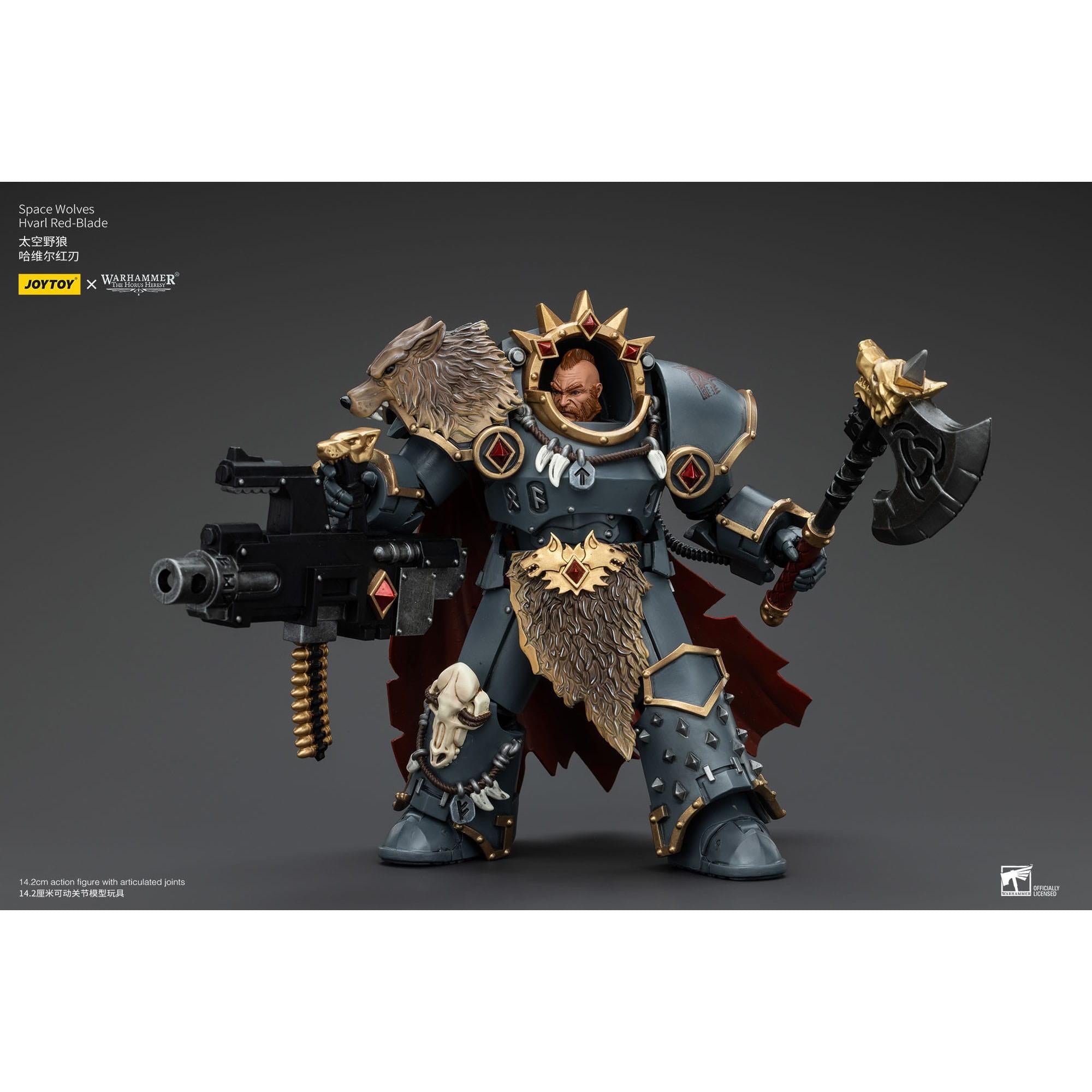 Warhammer 40k: Space Wolves Hvarl Red-Blade (The Horus Heresy)-Actionfiguren-JoyToy-Mighty Underground