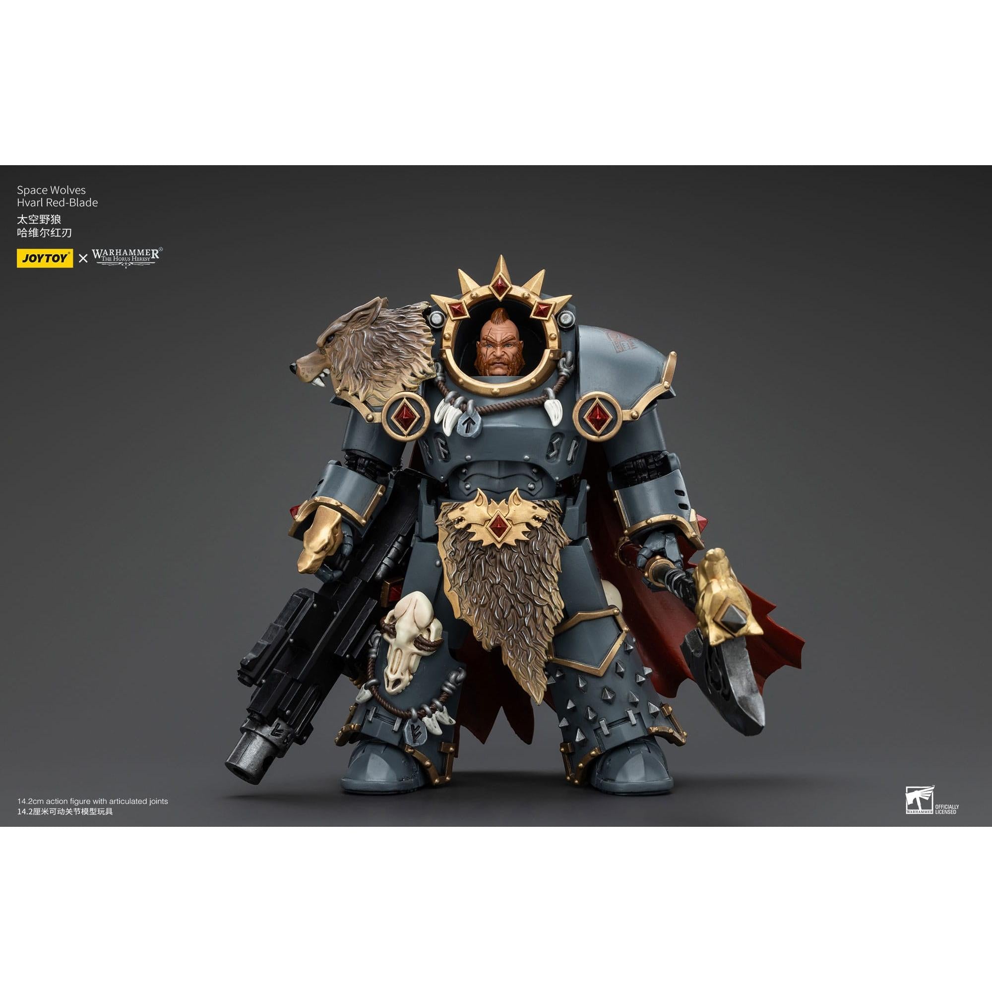 Warhammer 40k: Space Wolves Hvarl Red-Blade (The Horus Heresy)-Actionfiguren-JoyToy-Mighty Underground