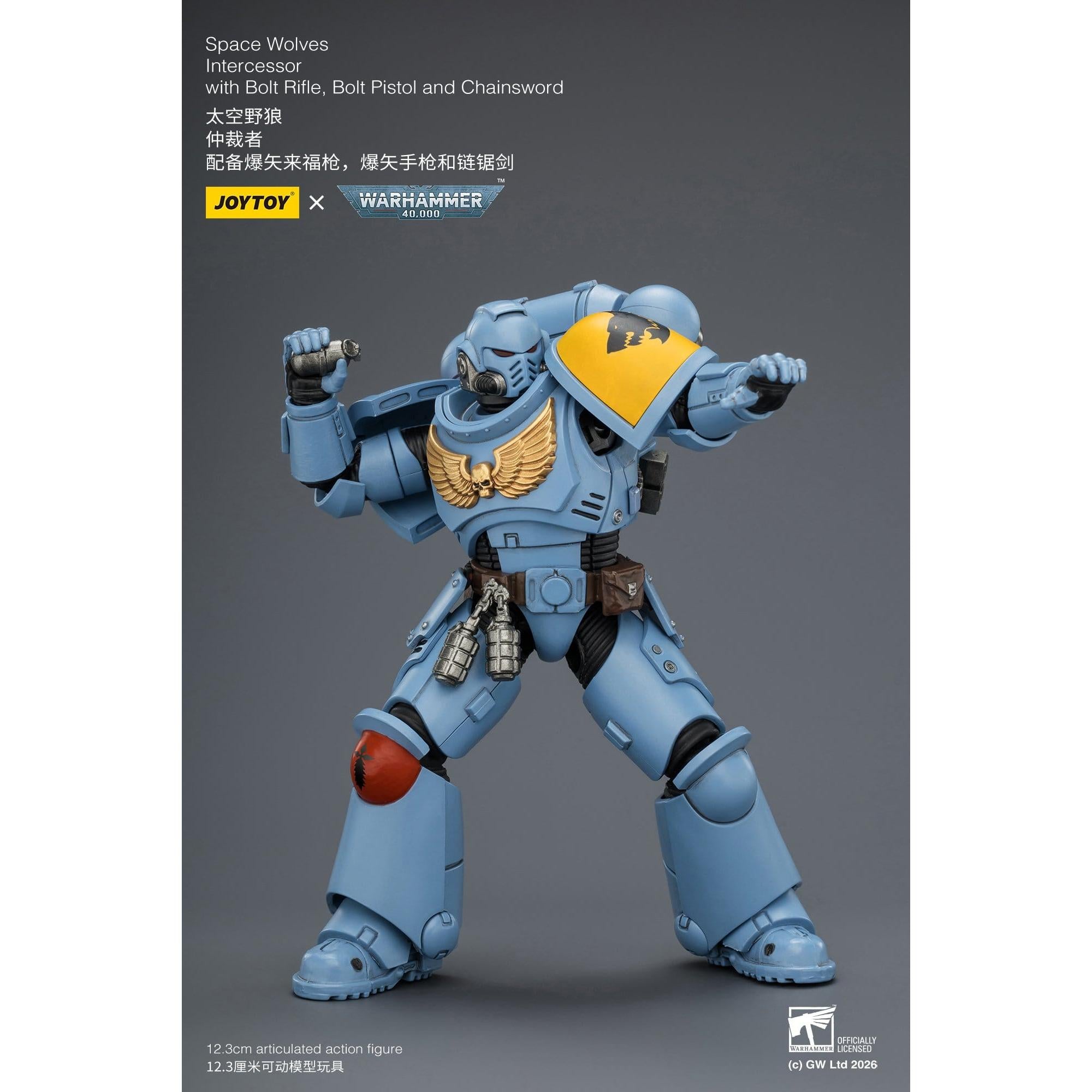 Warhammer 40k: Space Wolves Intercessor-Actionfiguren-JoyToy-Mighty Underground