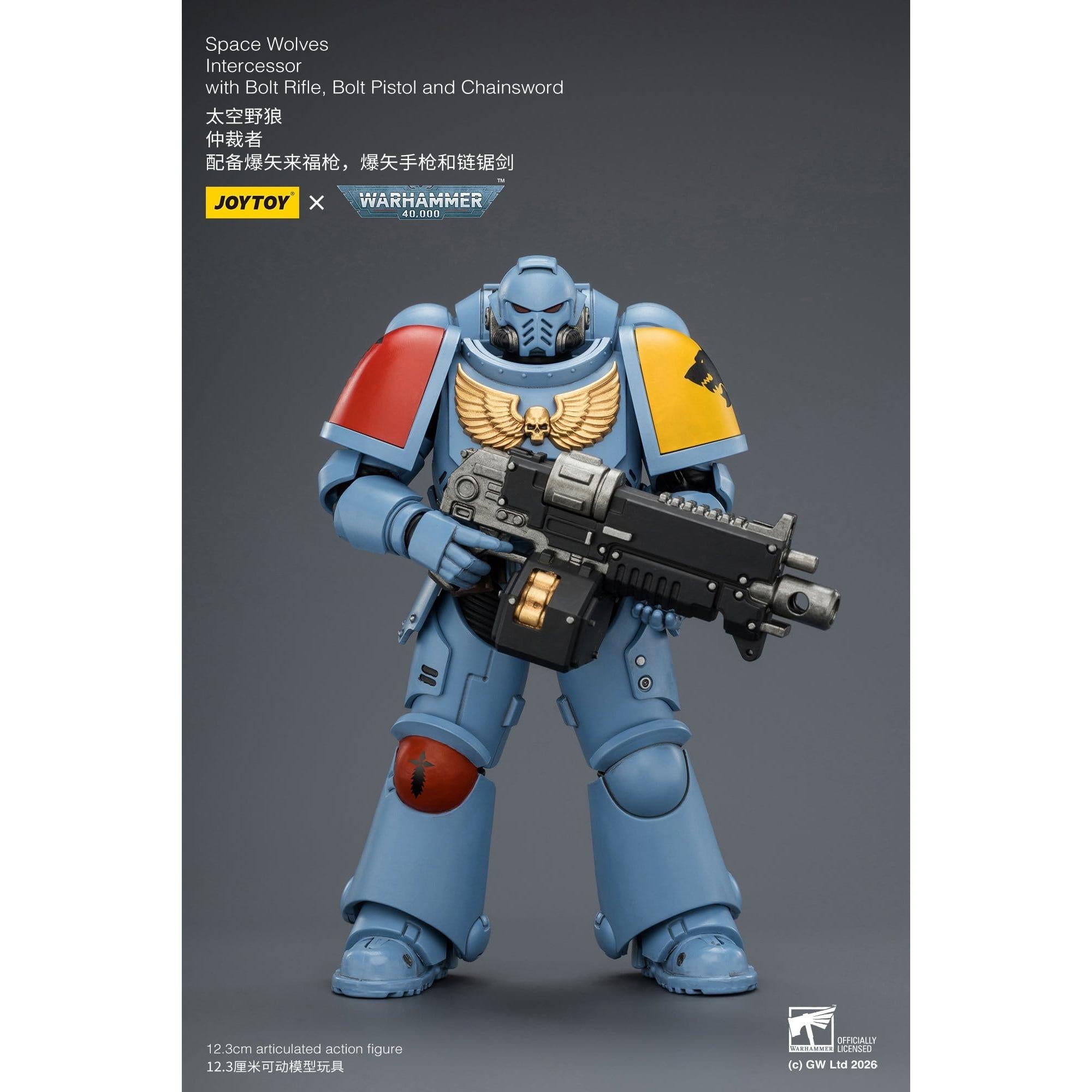 Warhammer 40k: Space Wolves Intercessor-Actionfiguren-JoyToy-Mighty Underground