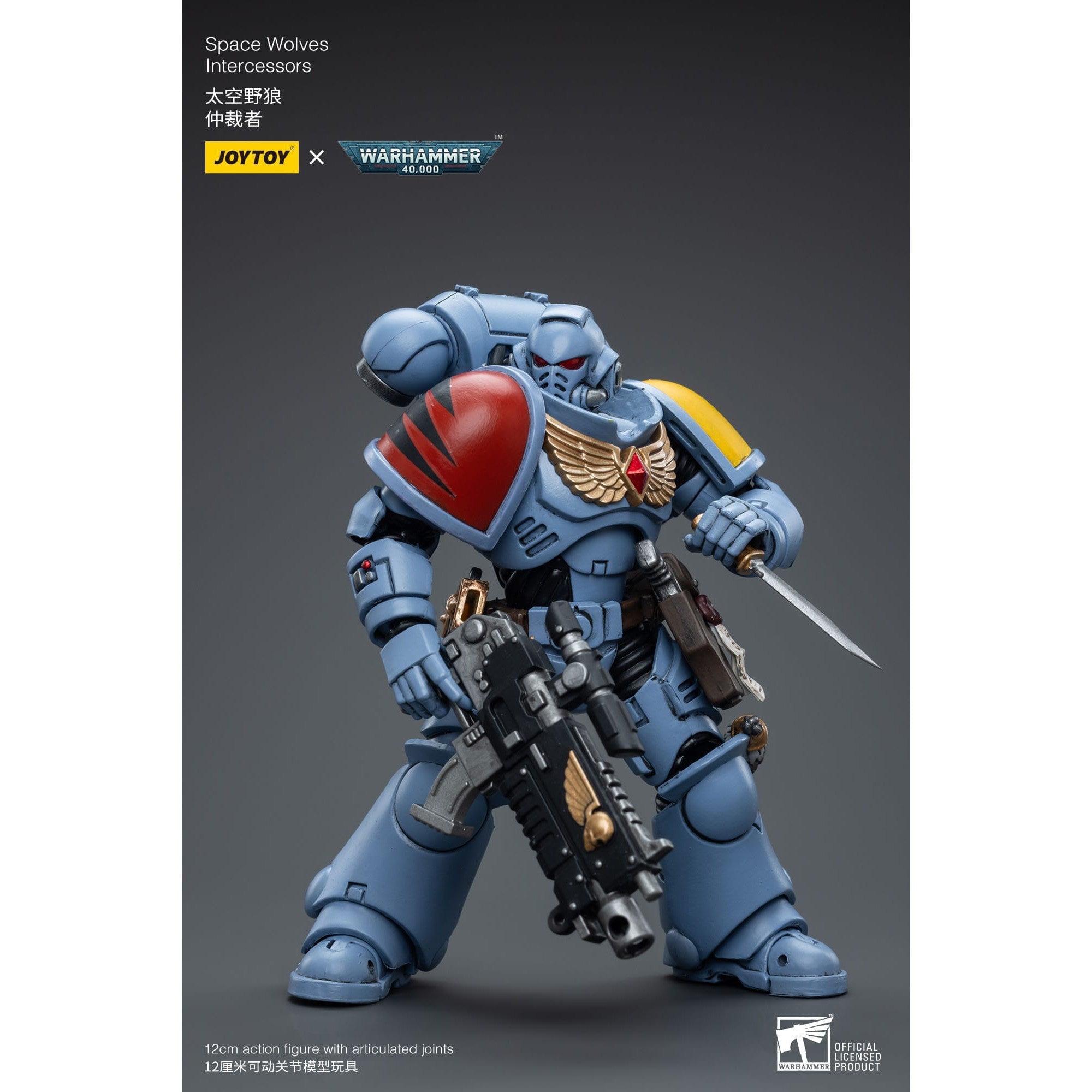 Warhammer 40k: Space Wolves Intercessors - 12 cm-Actionfiguren-JoyToy-Mighty Underground