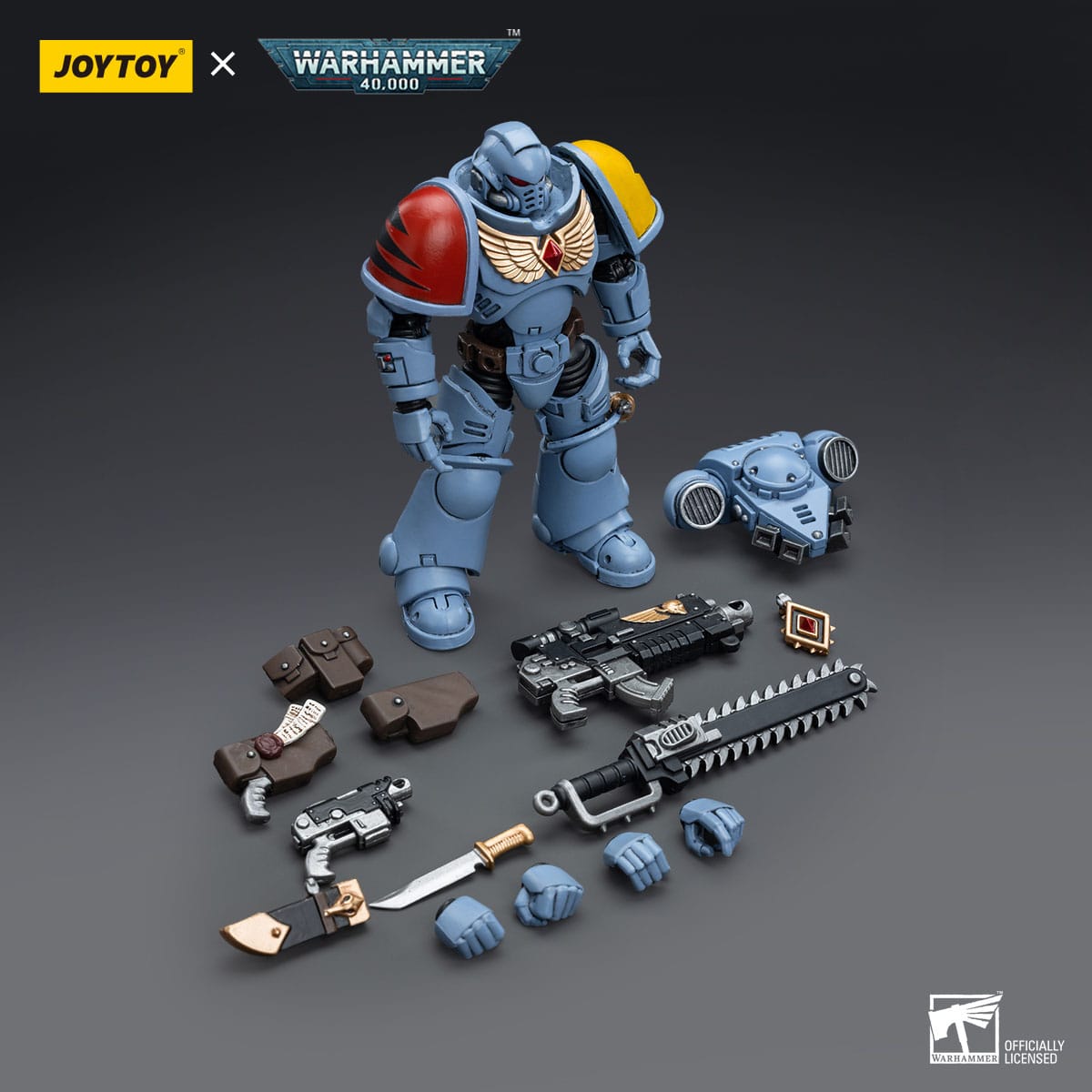 Warhammer 40k: Space Wolves Intercessors - 12 cm-Actionfiguren-JoyToy-Mighty Underground