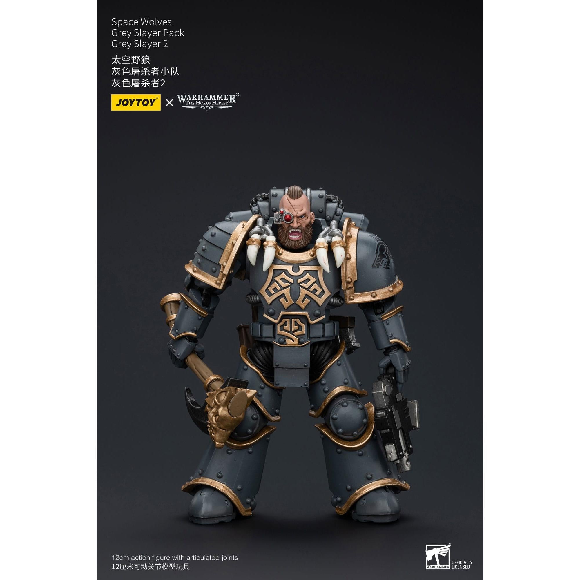 Warhammer 40k: Space Wolves Legion Grey Slayer Pack Grey Slayer 2 (The Horus Heresy)-Actionfiguren-JoyToy-Mighty Underground