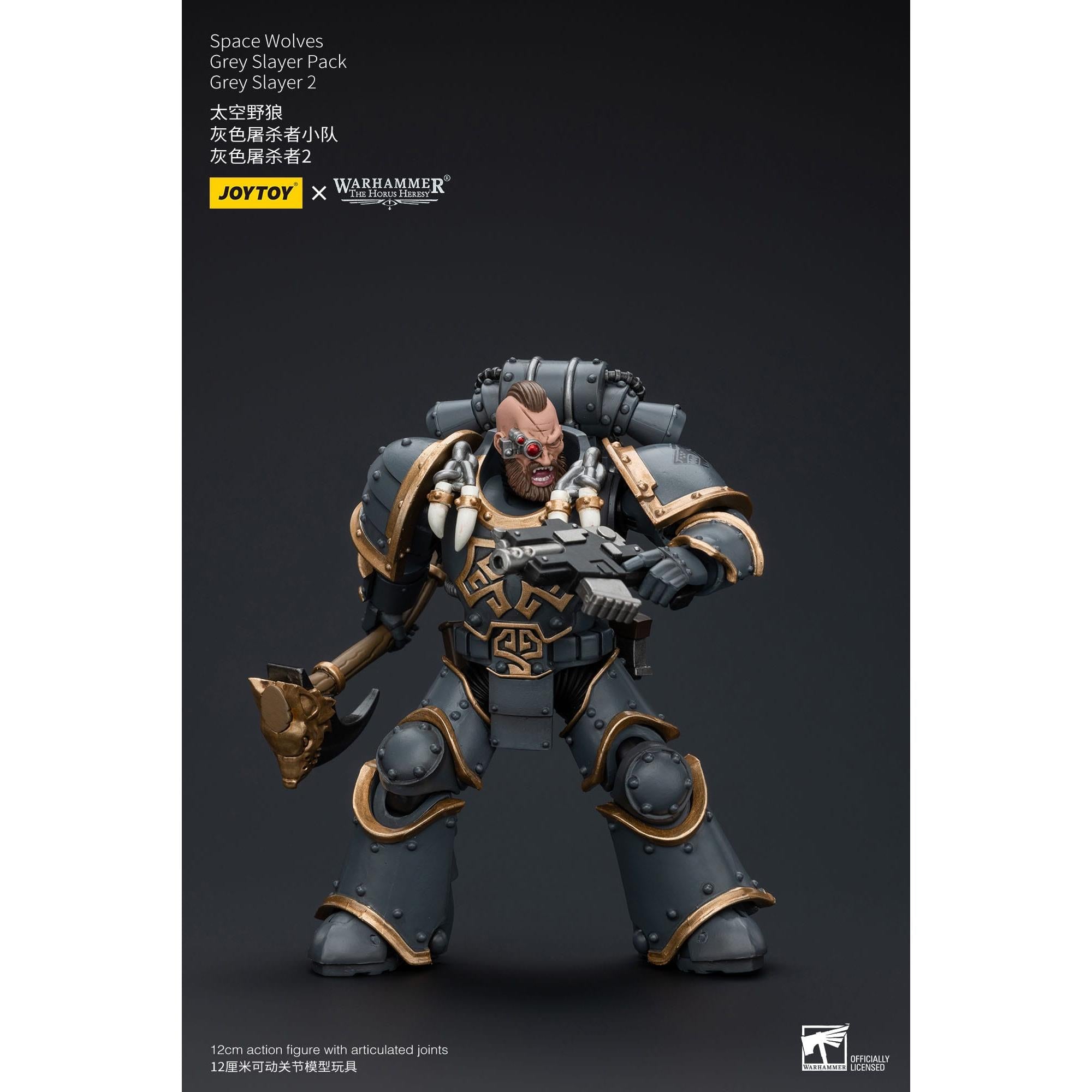 Warhammer 40k: Space Wolves Legion Grey Slayer Pack Grey Slayer 2 (The Horus Heresy)-Actionfiguren-JoyToy-Mighty Underground