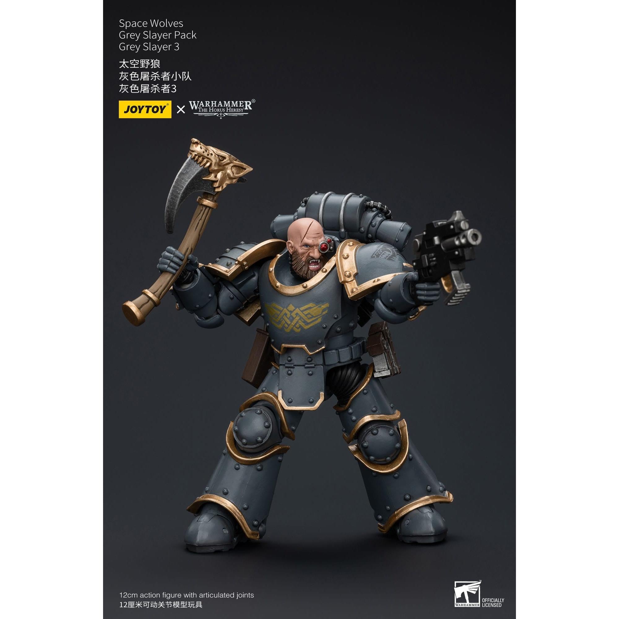 Warhammer 40k: Space Wolves Legion Grey Slayer Pack Grey Slayer 3 (The Horus Heresy)-Actionfiguren-JoyToy-Mighty Underground