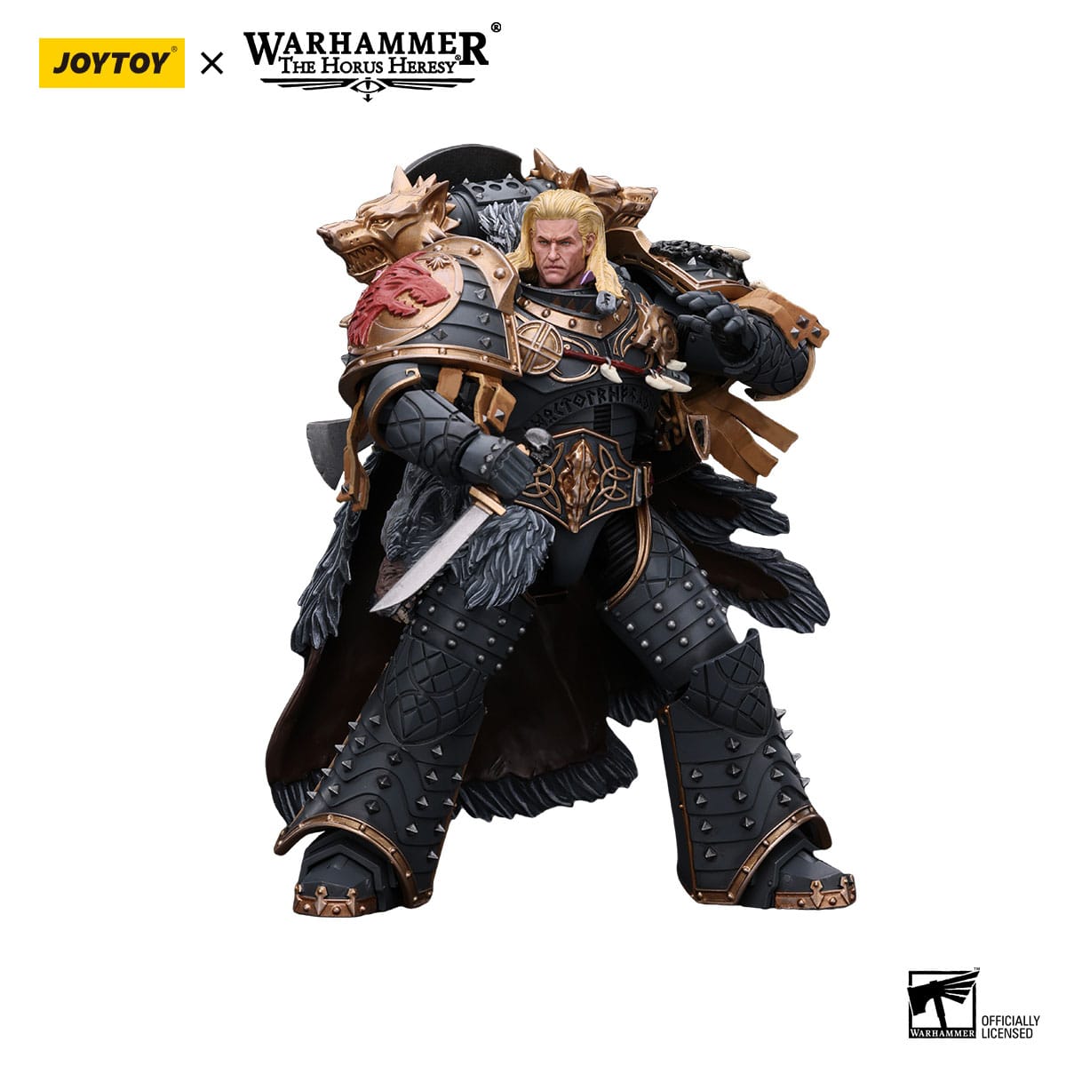 Warhammer 40k: Space Wolves Leman Russ Primarch of the VIth Legion (The Horus Heresy)-Actionfiguren-JoyToy-Mighty Underground