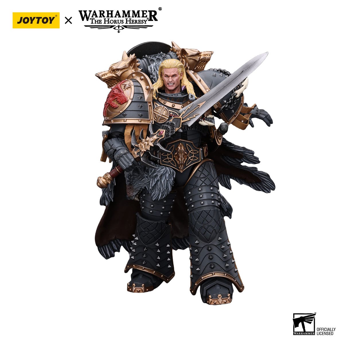 Warhammer 40k: Space Wolves Leman Russ Primarch of the VIth Legion (The Horus Heresy)-Actionfiguren-JoyToy-Mighty Underground