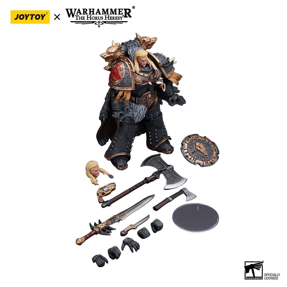 Warhammer 40k: Space Wolves Leman Russ Primarch of the VIth Legion (The Horus Heresy)-Actionfiguren-JoyToy-Mighty Underground