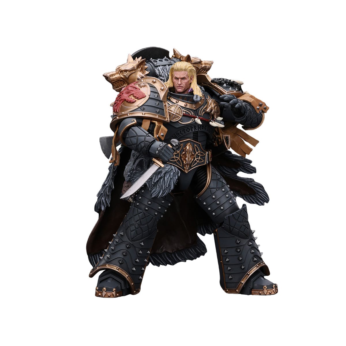 Warhammer 40k: Space Wolves Leman Russ Primarch of the VIth Legion (The Horus Heresy)-Actionfiguren-JoyToy-Mighty Underground