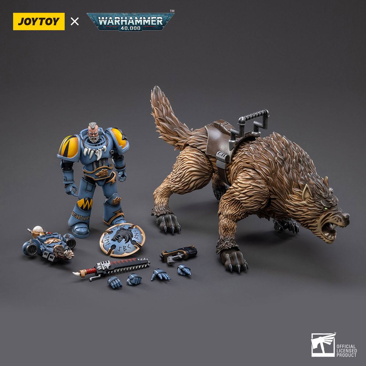 Warhammer 40k: Space Wolves Thunderwolf Cavalry Bjane - 12 cm-Actionfiguren-JoyToy-Mighty Underground