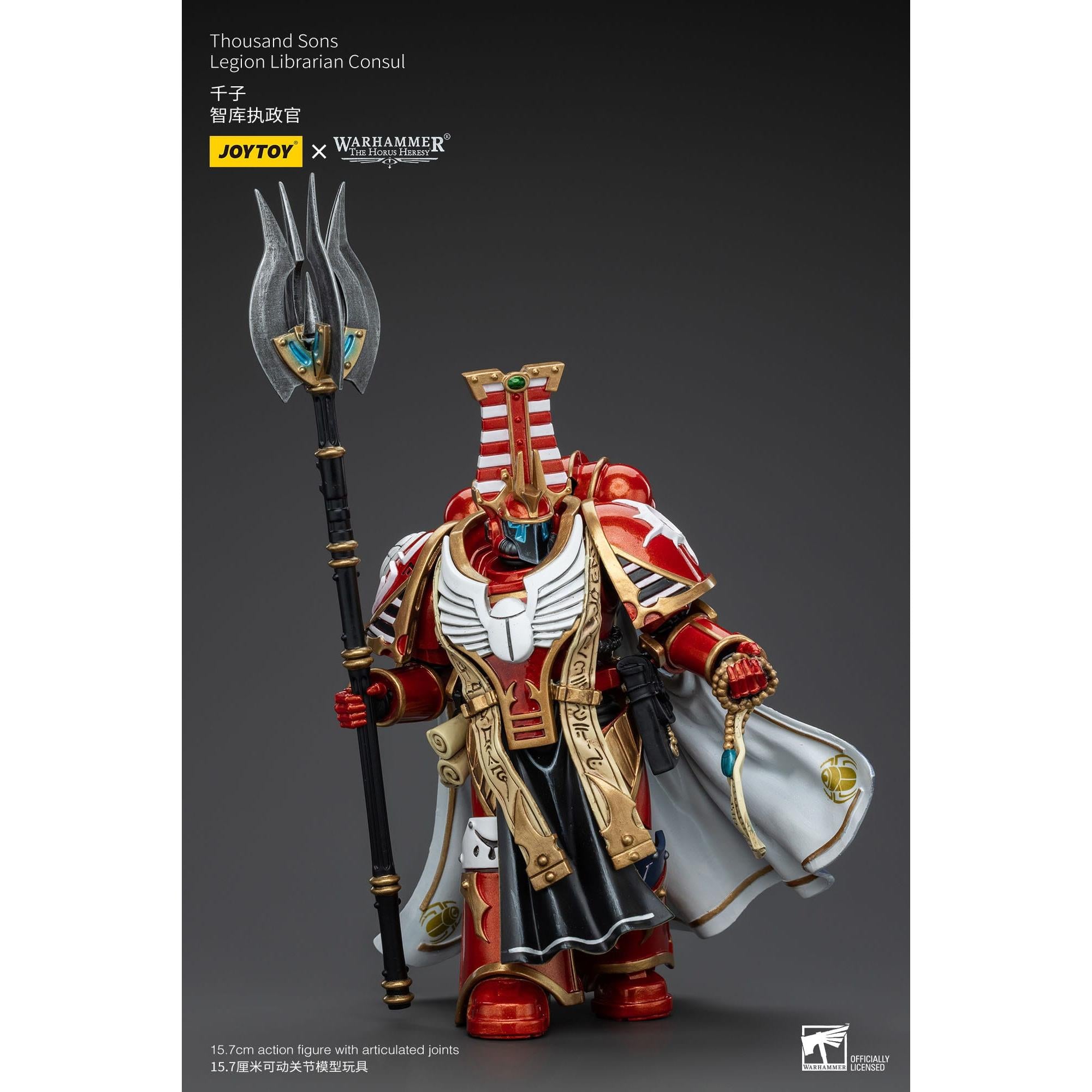 Warhammer 40k: Thousand Sons Legion Librarian Consul (The Horus Heresy)-Actionfiguren-JoyToy-Mighty Underground