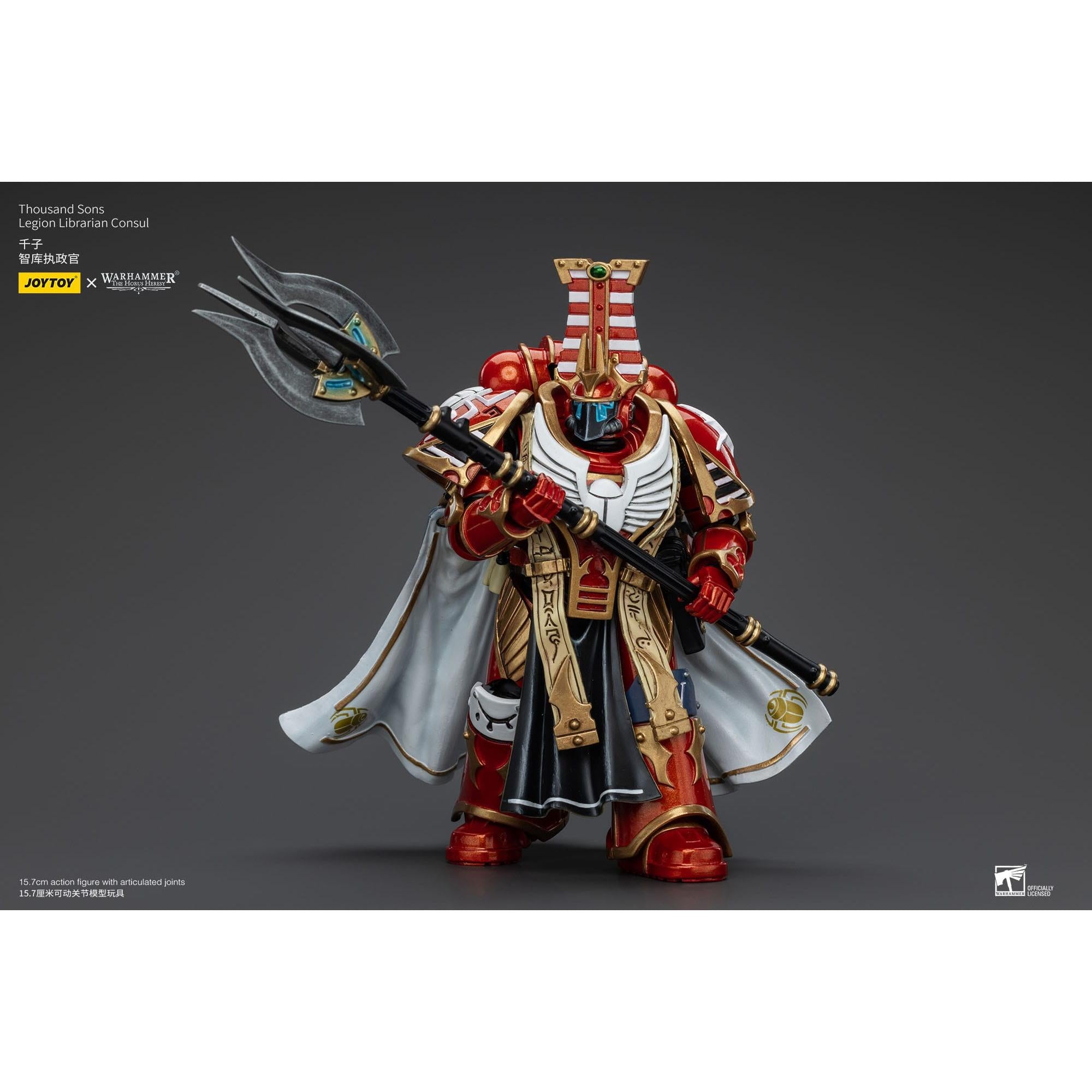 Warhammer 40k: Thousand Sons Legion Librarian Consul (The Horus Heresy)-Actionfiguren-JoyToy-Mighty Underground