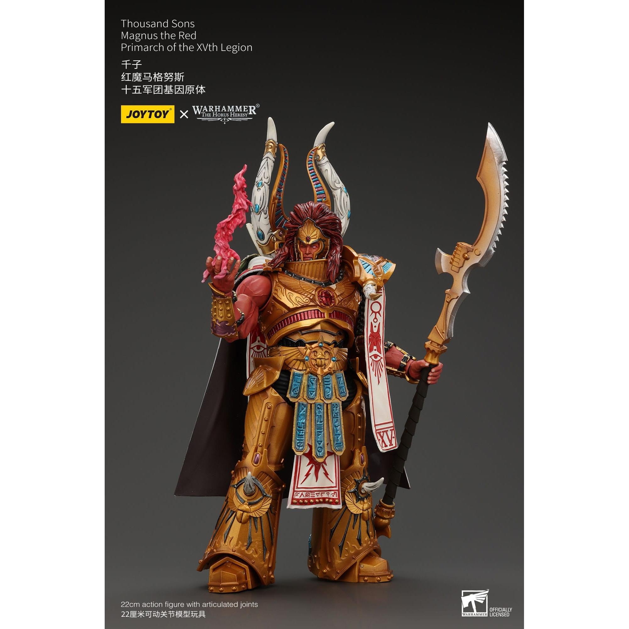 Warhammer 40k: Thousand sons Magnus the Red Primarch of the XVth Legion (The Horus Heresy)-Actionfiguren-JoyToy-Mighty Underground