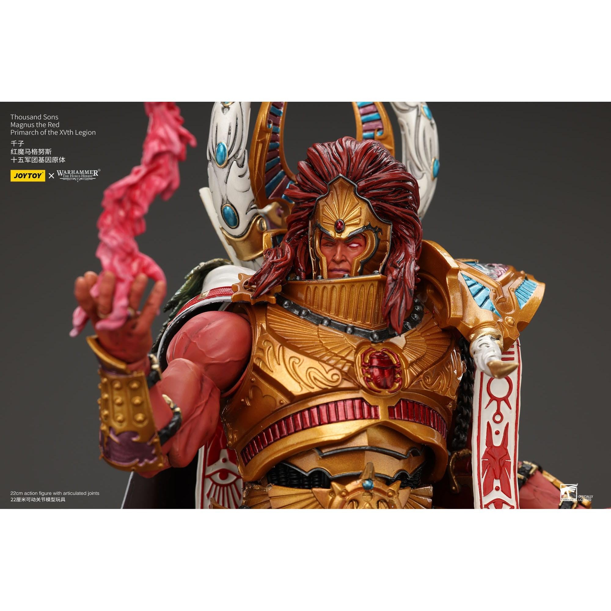 Warhammer 40k: Thousand sons Magnus the Red Primarch of the XVth Legion (The Horus Heresy)-Actionfiguren-JoyToy-Mighty Underground