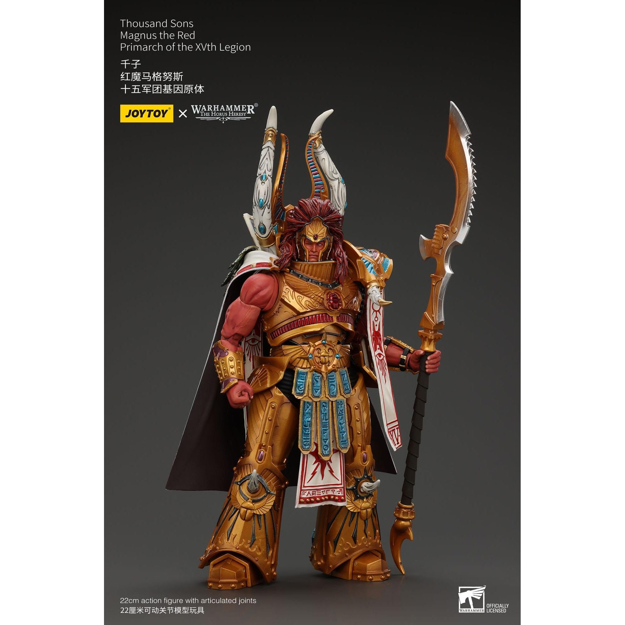 Warhammer 40k: Thousand sons Magnus the Red Primarch of the XVth Legion (The Horus Heresy)-Actionfiguren-JoyToy-Mighty Underground