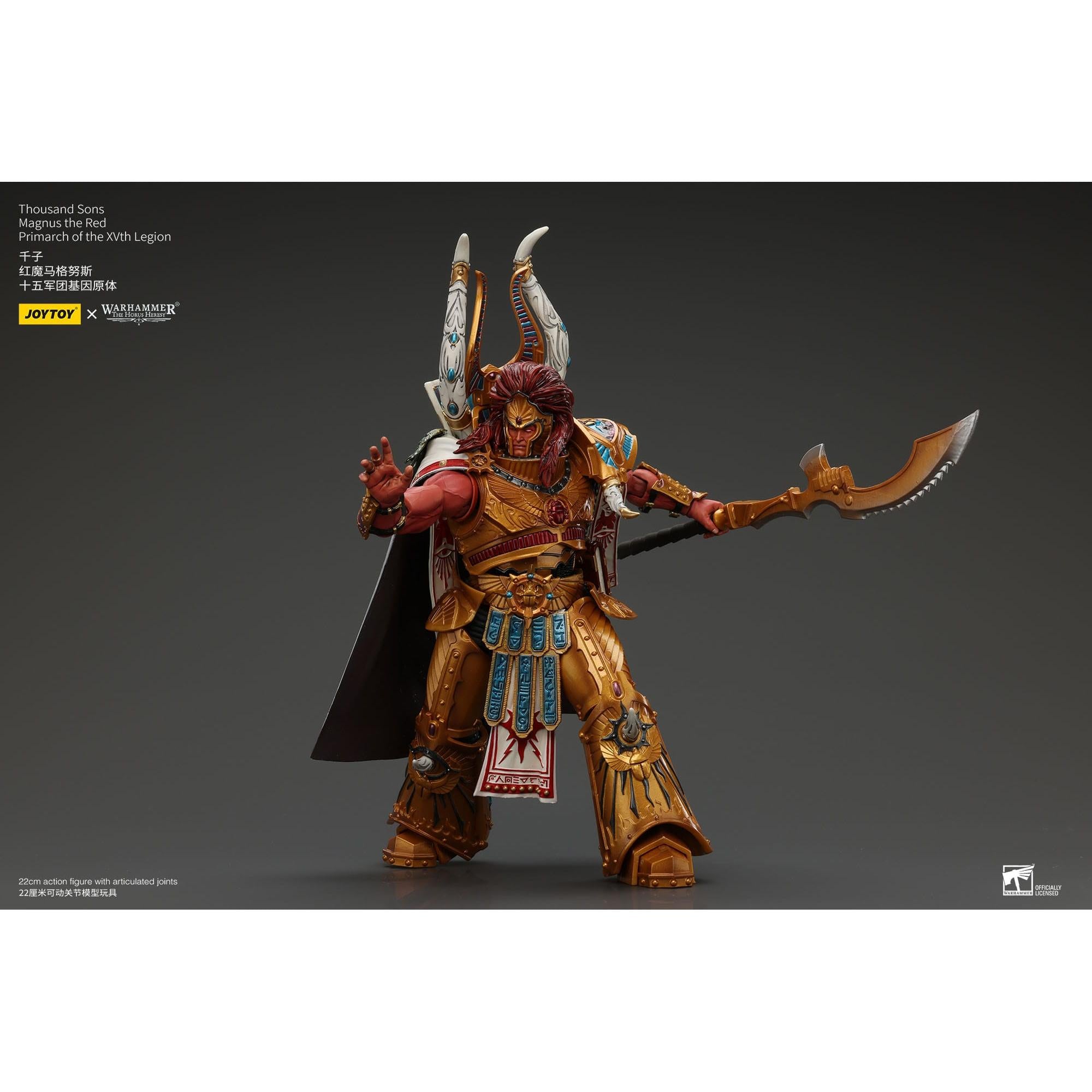 Warhammer 40k: Thousand sons Magnus the Red Primarch of the XVth Legion (The Horus Heresy)-Actionfiguren-JoyToy-Mighty Underground