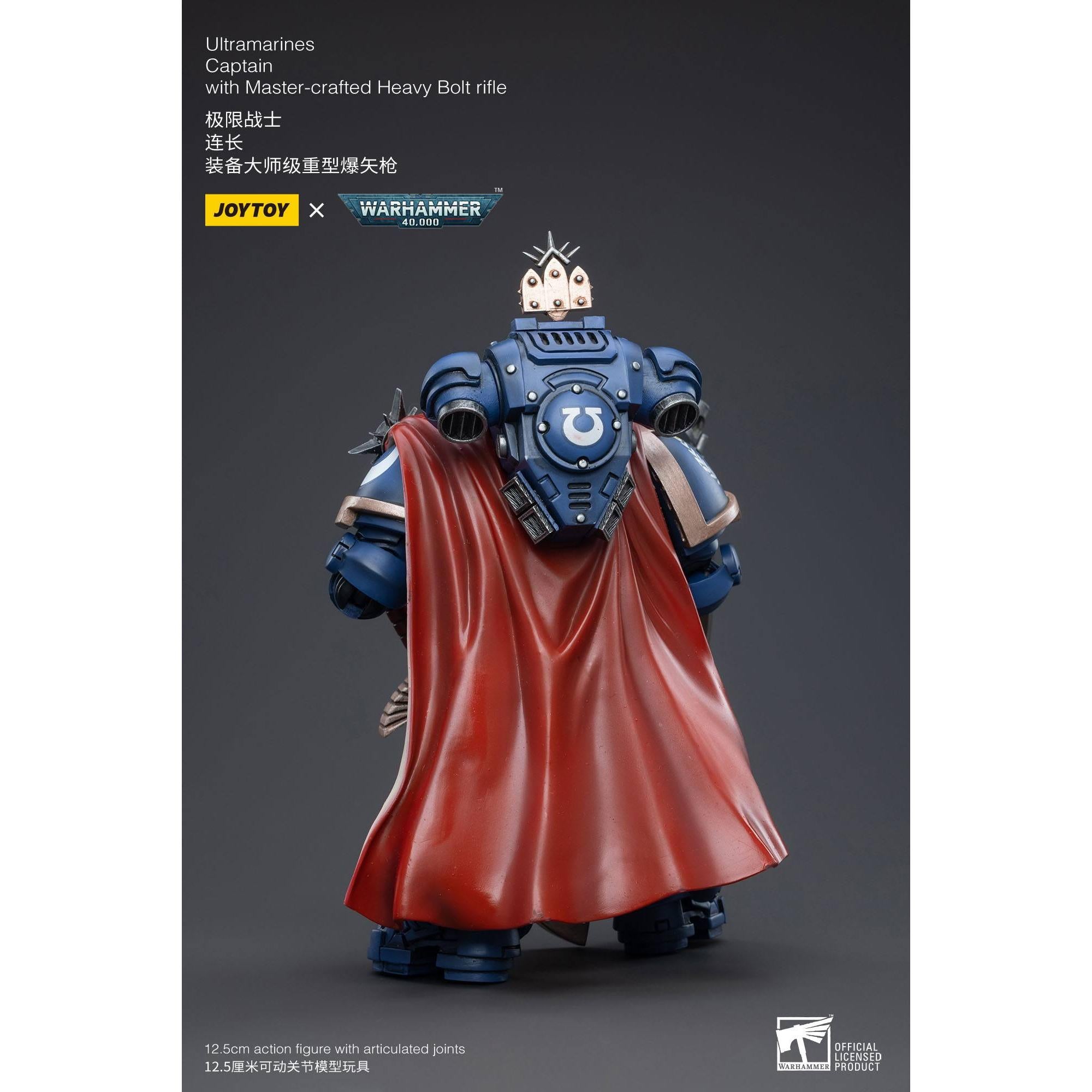 Warhammer 40k: Ultramarines Captain with Master-Crafted Heavy Bolt Rifle-Actionfiguren-JoyToy-Mighty Underground