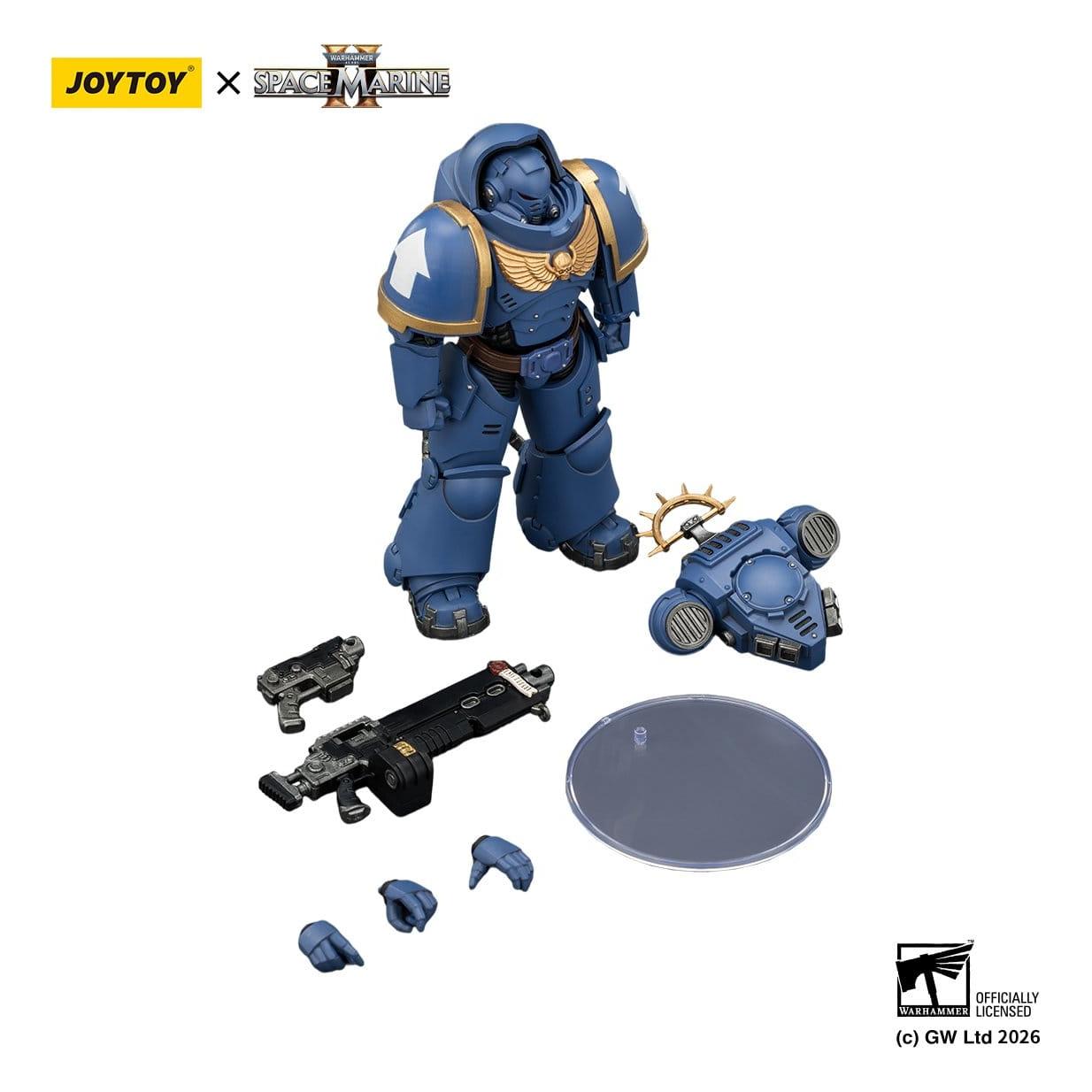 Warhammer 40k: Ultramarines Heavy Intercessor (Game Edition, Spacemarine 2)-Actionfiguren-JoyToy-Mighty Underground