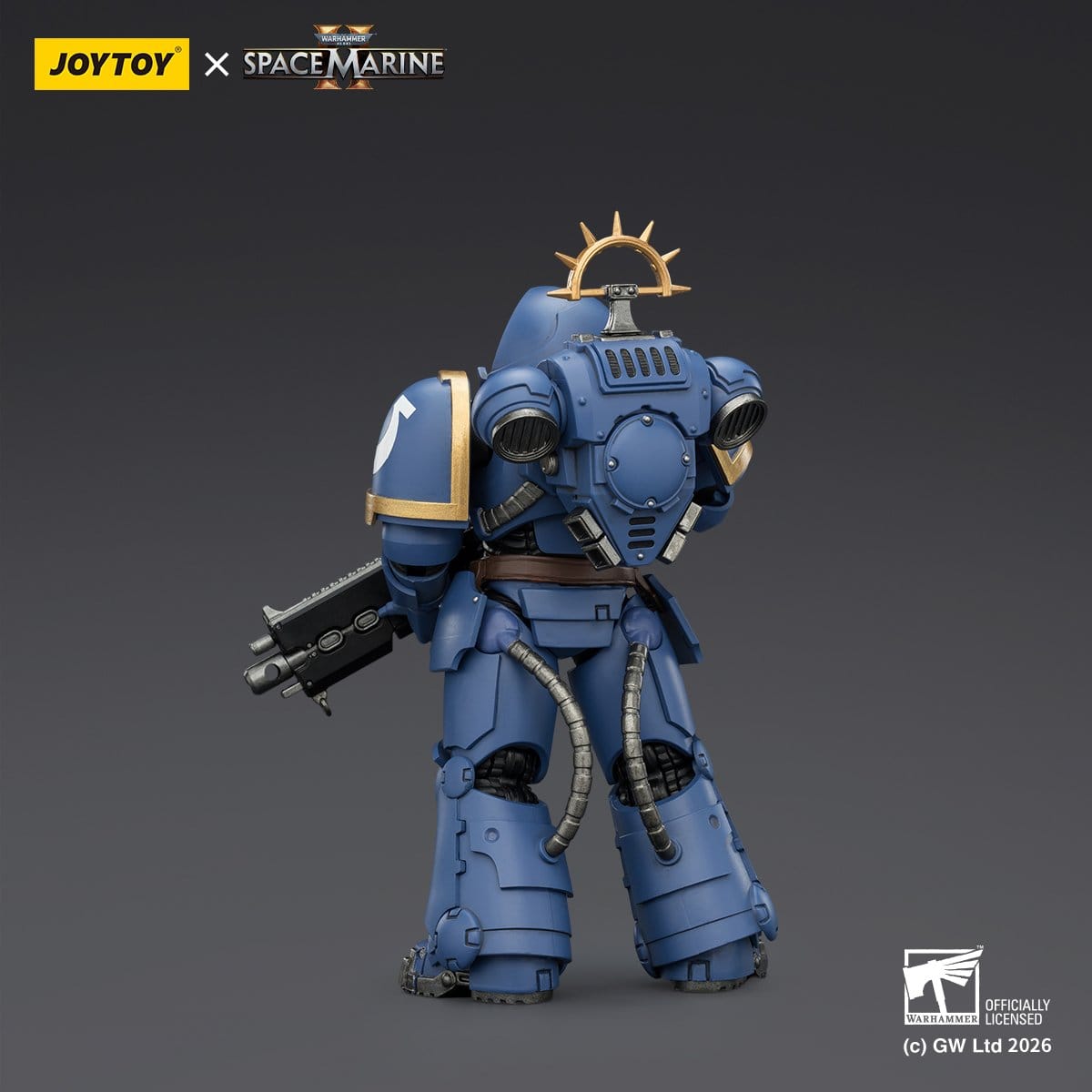 Warhammer 40k: Ultramarines Heavy Intercessor (Game Edition, Spacemarine 2)-Actionfiguren-JoyToy-Mighty Underground