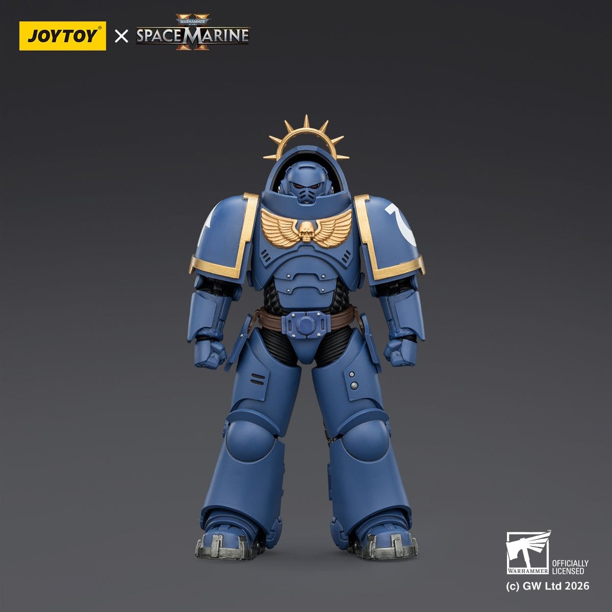 Warhammer 40k: Ultramarines Heavy Intercessor (Game Edition, Spacemarine 2)-Actionfiguren-JoyToy-Mighty Underground