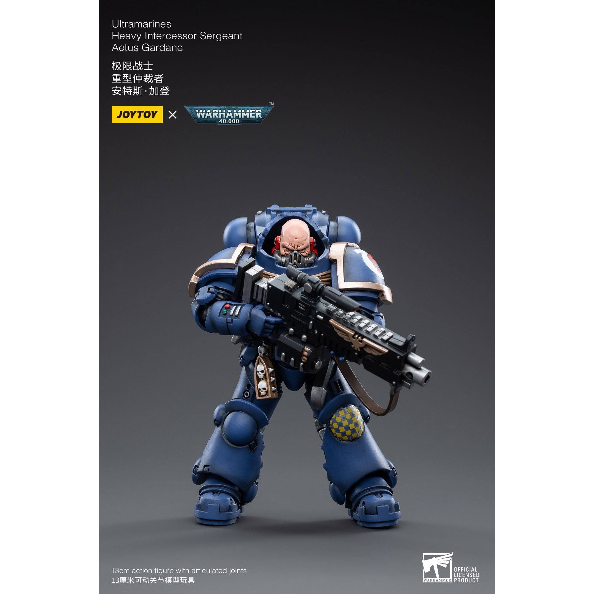 Warhammer 40k: Ultramarines Heavy Intercessor Sergeant Aetus Gardane - 12 cm-Actionfiguren-JoyToy-Mighty Underground