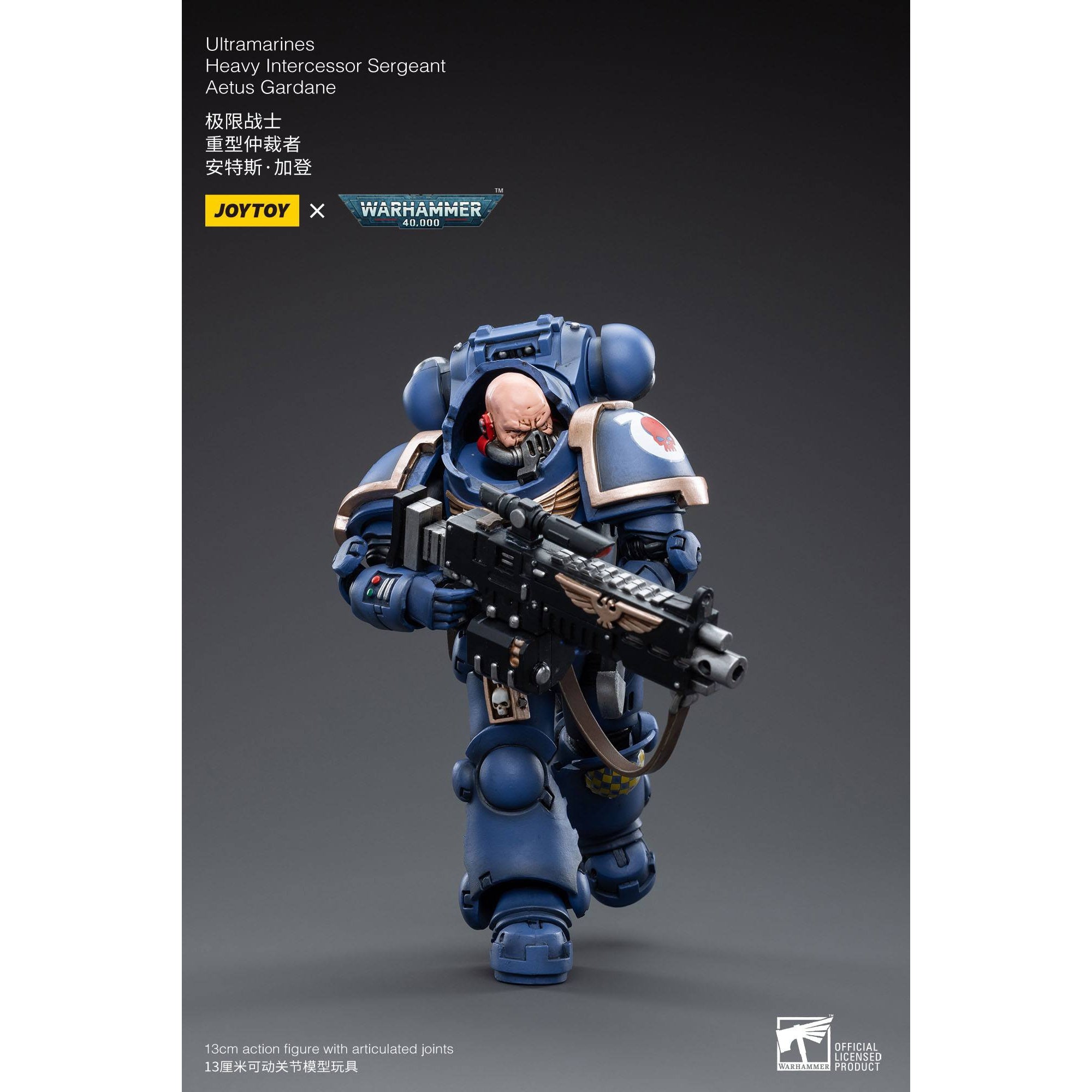 Warhammer 40k: Ultramarines Heavy Intercessor Sergeant Aetus Gardane - 12 cm-Actionfiguren-JoyToy-Mighty Underground
