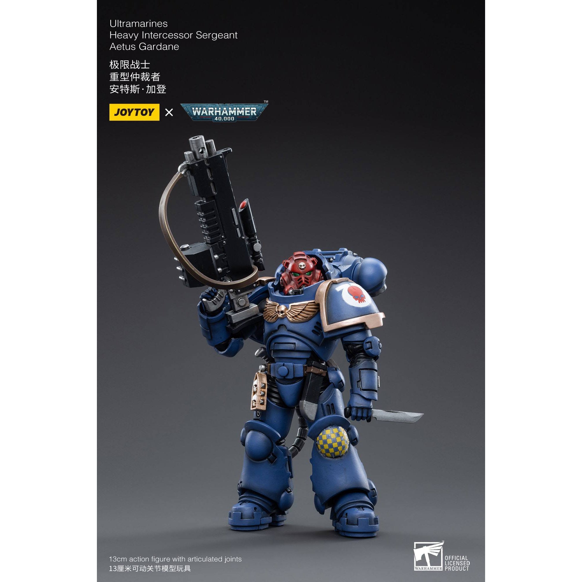 Warhammer 40k: Ultramarines Heavy Intercessor Sergeant Aetus Gardane - 12 cm-Actionfiguren-JoyToy-Mighty Underground