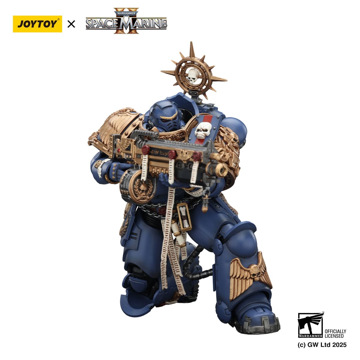 Warhammer 40k: Ultramarines Heavy Relic Primus Armor with Heavy Relic Bolt Rifle (Space Marine 2)-Actionfiguren-JoyToy-Mighty Underground