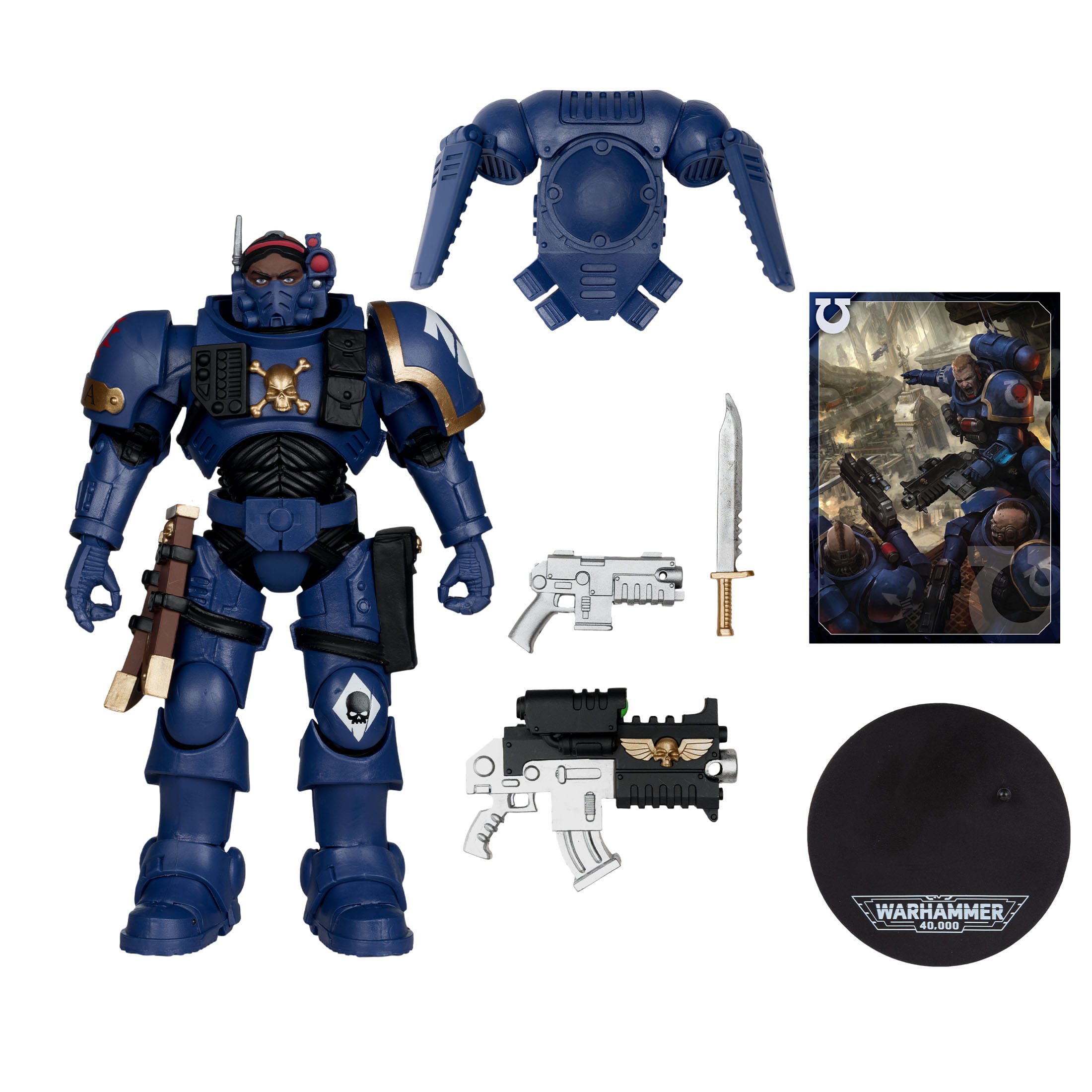Warhammer 40k: Ultramarines Lieutenant in Phobos Armor-Actionfiguren-McFarlane Toys-Mighty Underground