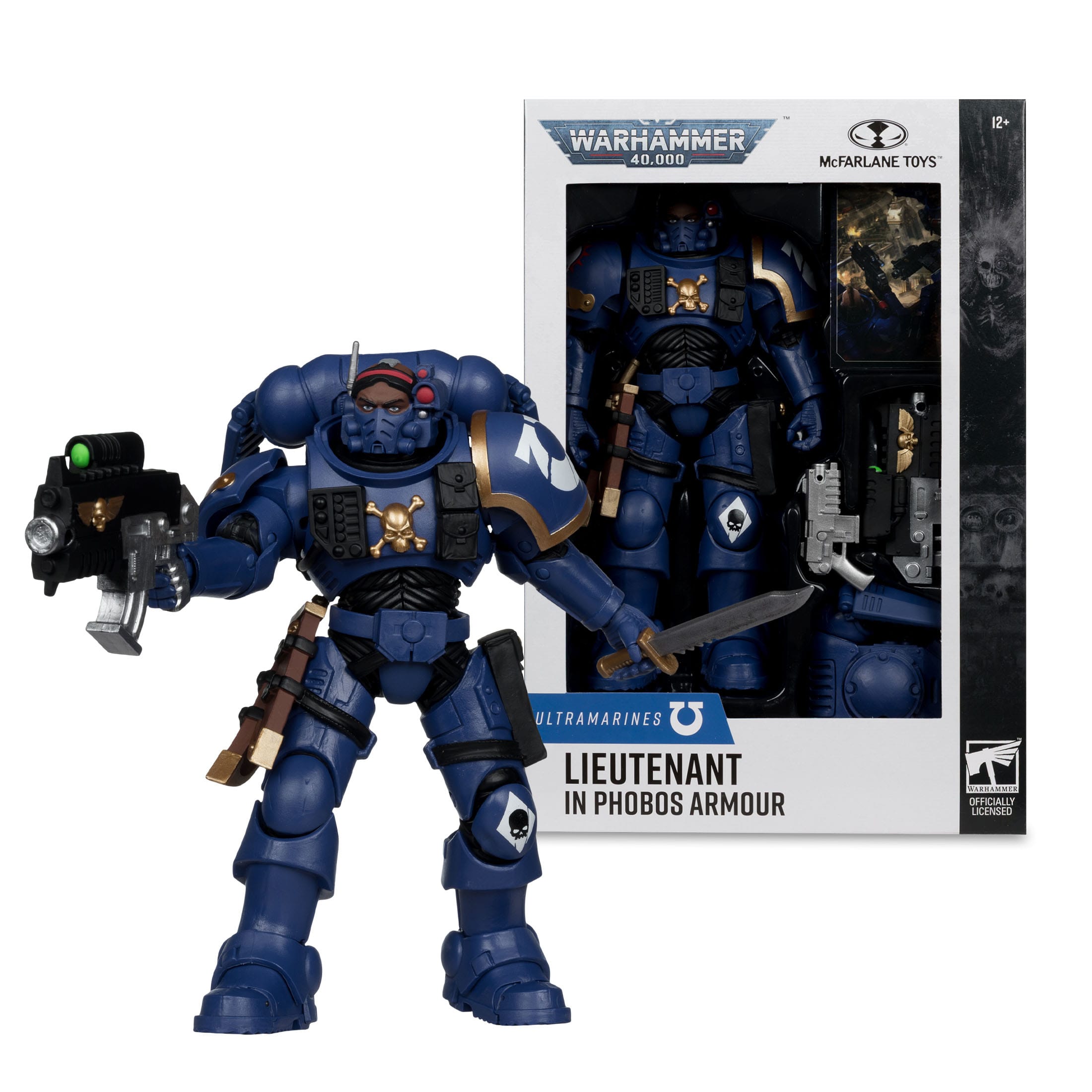 Warhammer 40k: Ultramarines Lieutenant in Phobos Armor-Actionfiguren-McFarlane Toys-Mighty Underground