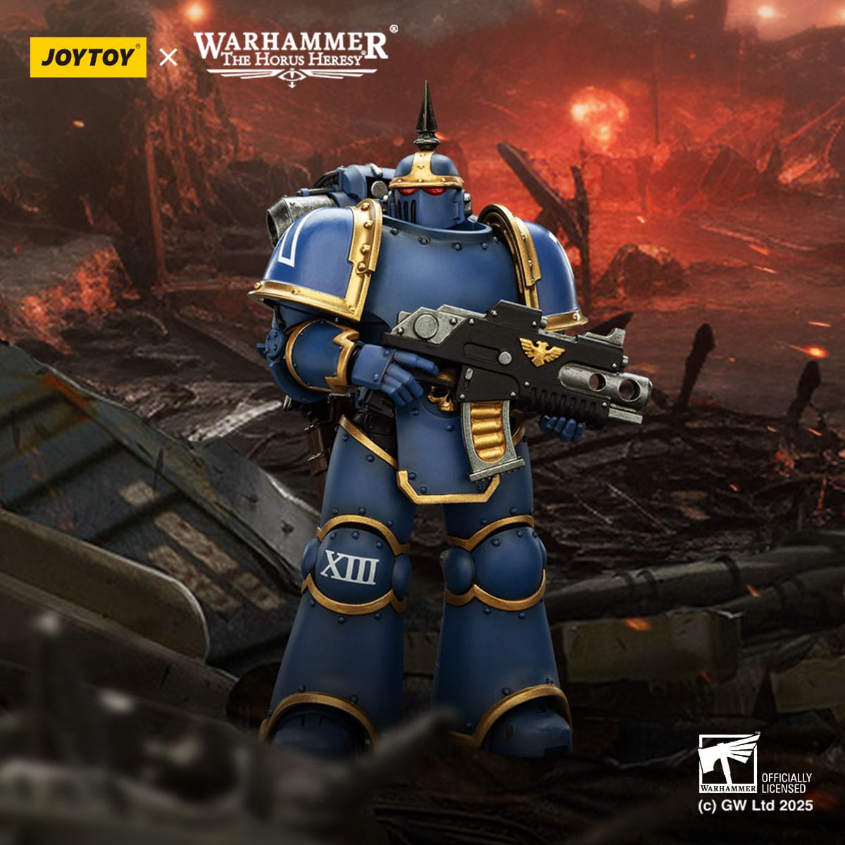 Warhammer 40k: Ultramarines MK lll Tactical Legionary (The Horus Heresy)-Actionfiguren-JoyToy-Mighty Underground
