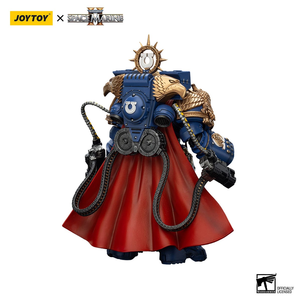Warhammer 40k: Ultramarines Marneus Calgar Chapter Master with MKX Gravis Armour and Gauntlets of Ultramar (Space Marine II)-Actionfiguren-JoyToy-Mighty Underground