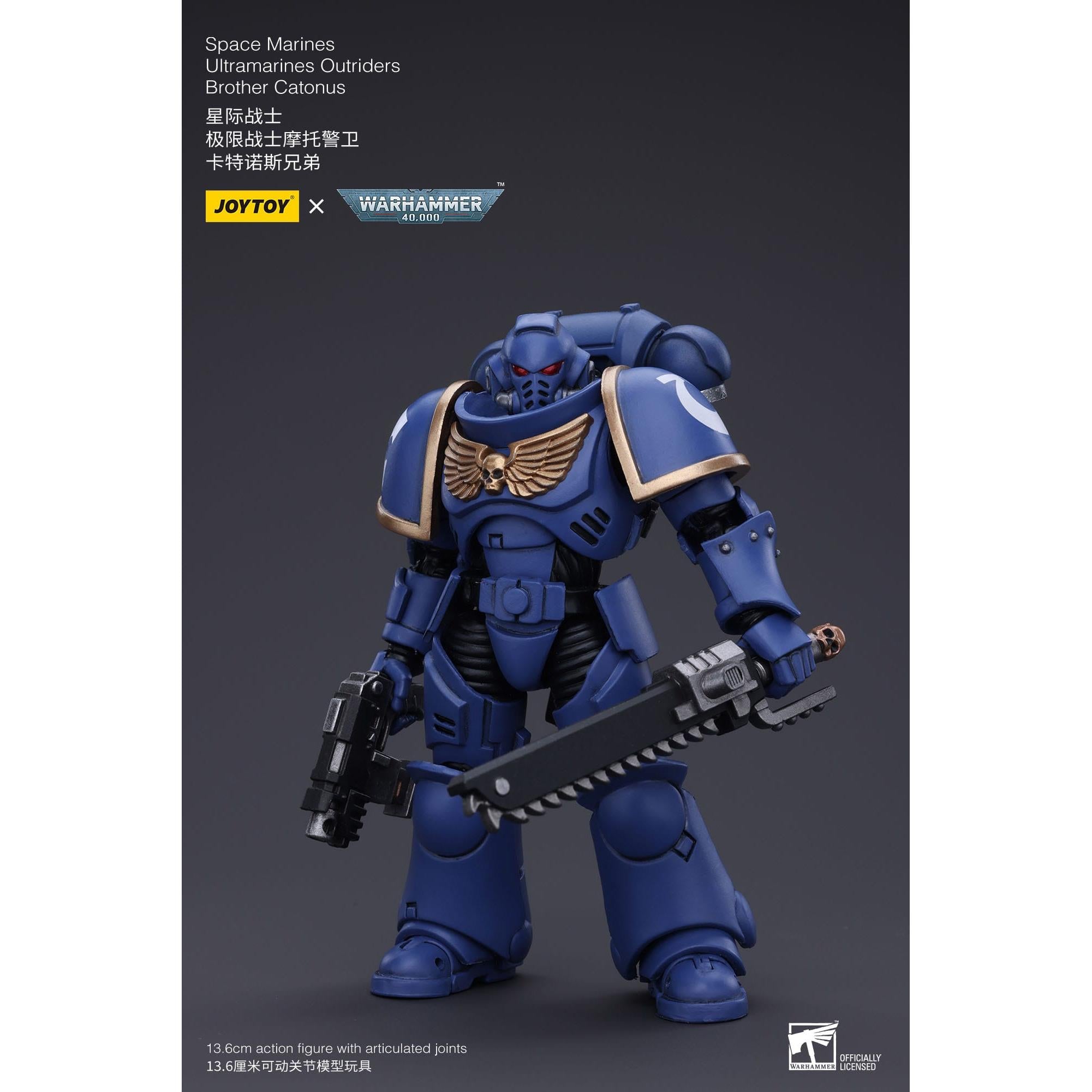 Warhammer 40k: Ultramarines Outriders Brother Catonus-Actionfiguren-JoyToy-Mighty Underground