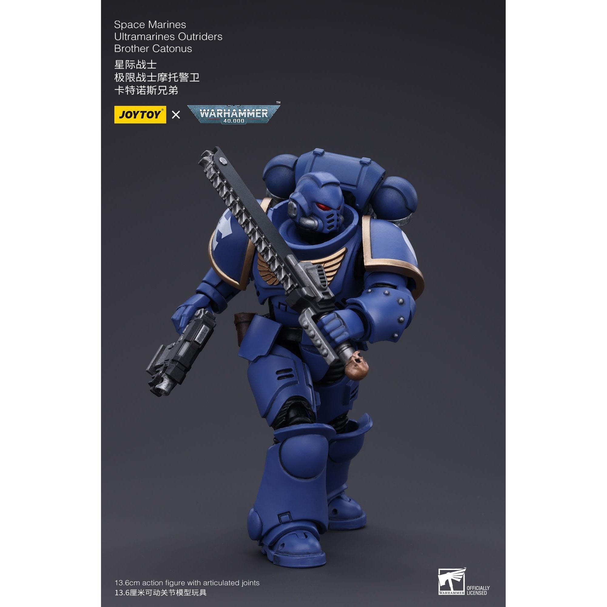 Warhammer 40k: Ultramarines Outriders Brother Catonus-Actionfiguren-JoyToy-Mighty Underground