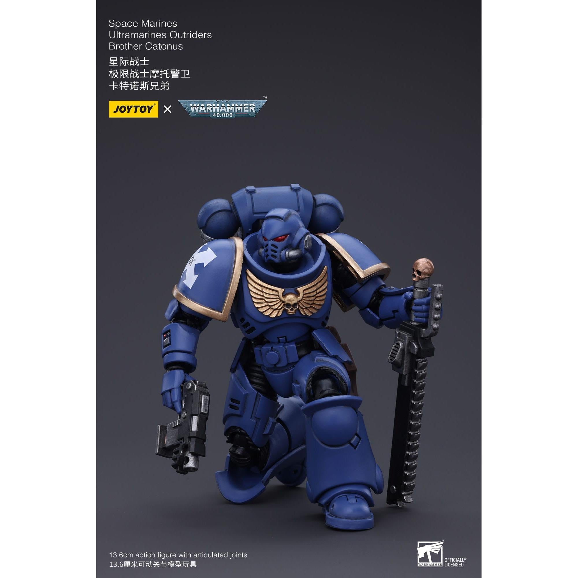 Warhammer 40k: Ultramarines Outriders Brother Catonus-Actionfiguren-JoyToy-Mighty Underground