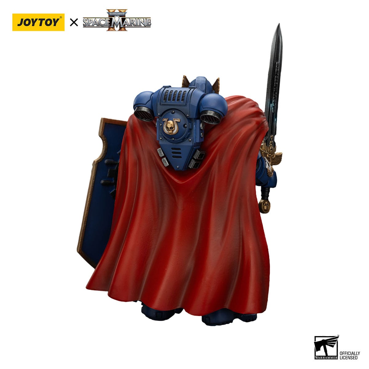 Warhammer 40k: Ultramarines Victrix Honour Guardwith Storm Shield And Power Sword (Space Marine II)-Actionfiguren-JoyToy-Mighty Underground